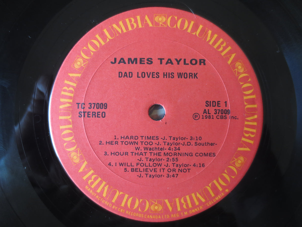 James Taylor – Dad Loves His Work (1981) Vinyl LP