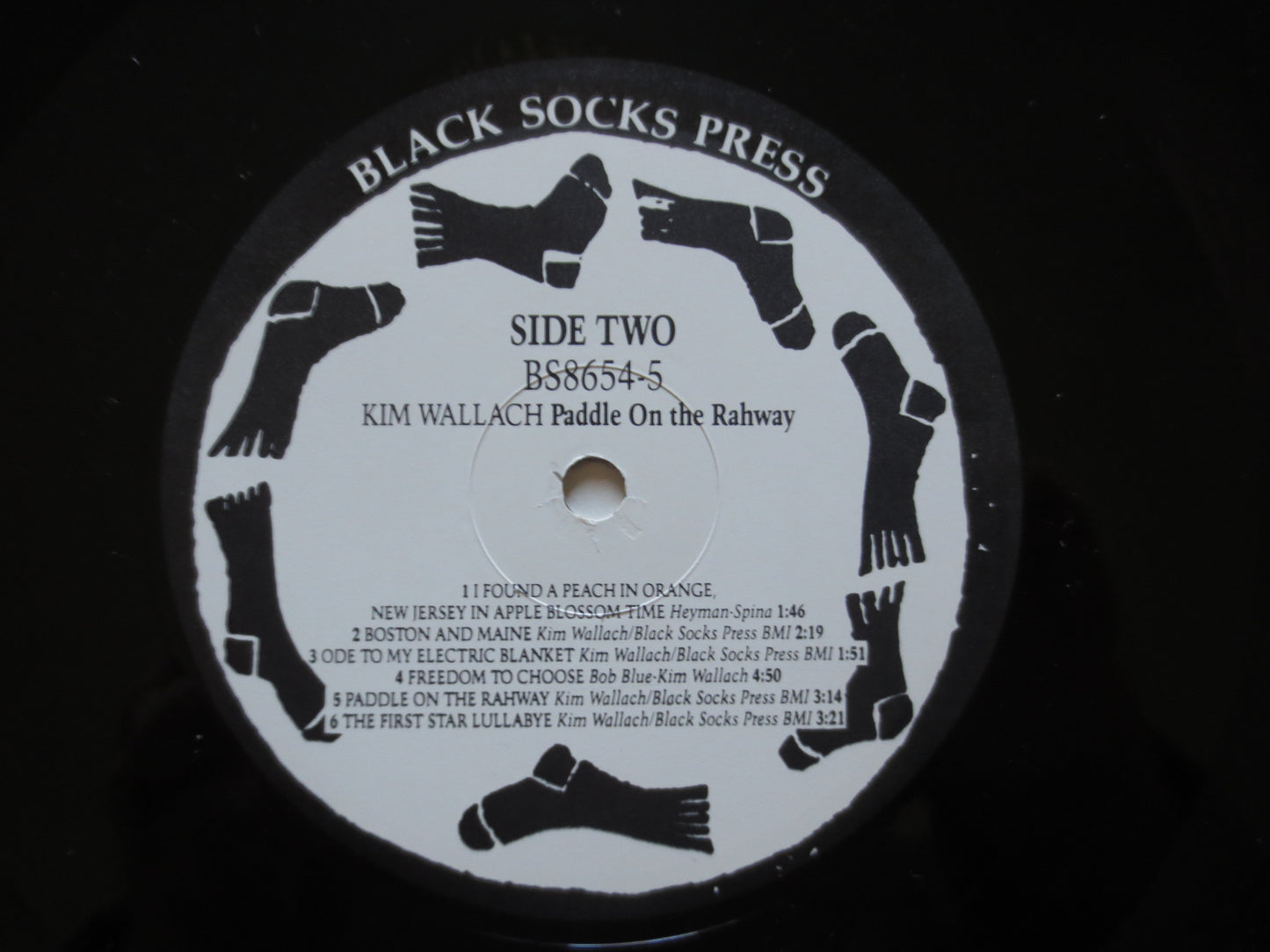 KIM WALLACH, PADDLE on the Rahway, Kim Wallach Records, Vintage Vinyl, Kim Wallach Albums, Vinyl Records, Lps, 1985 Records