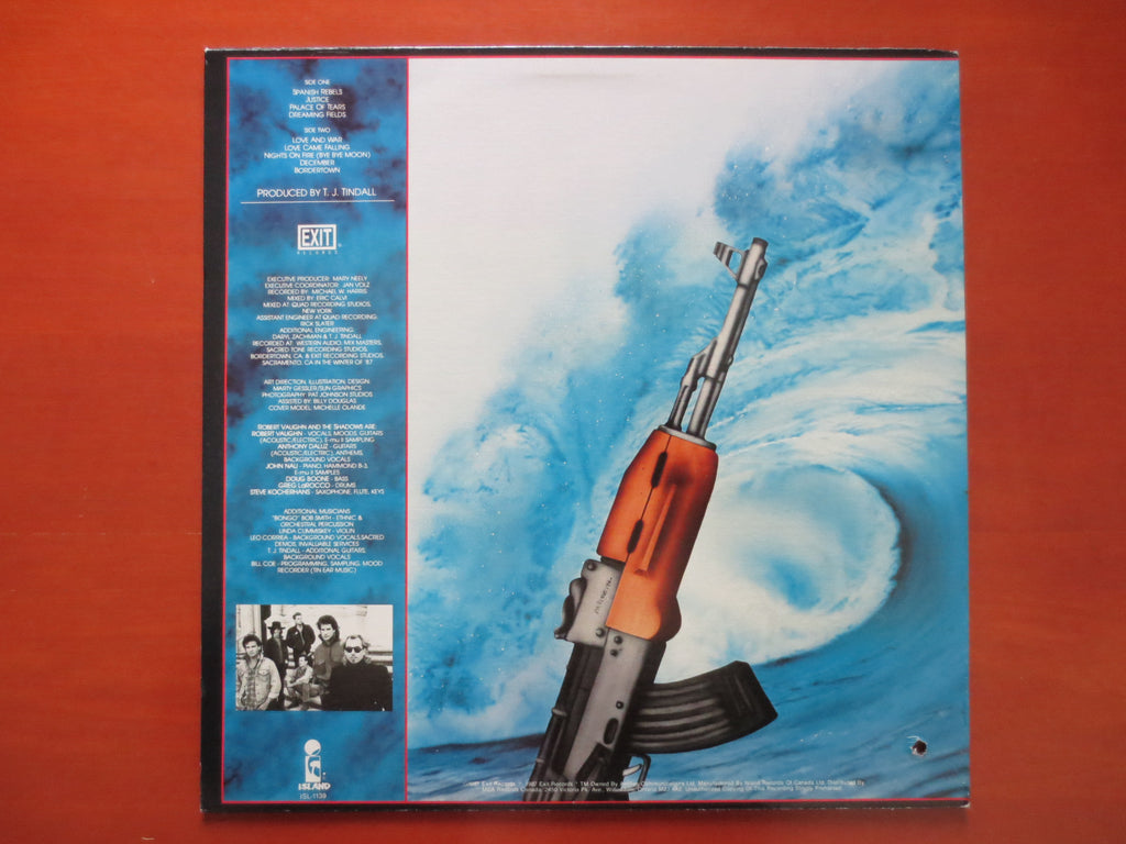 Robert Vaughn & the Shadows – Love and War (1987) Vinyl LP