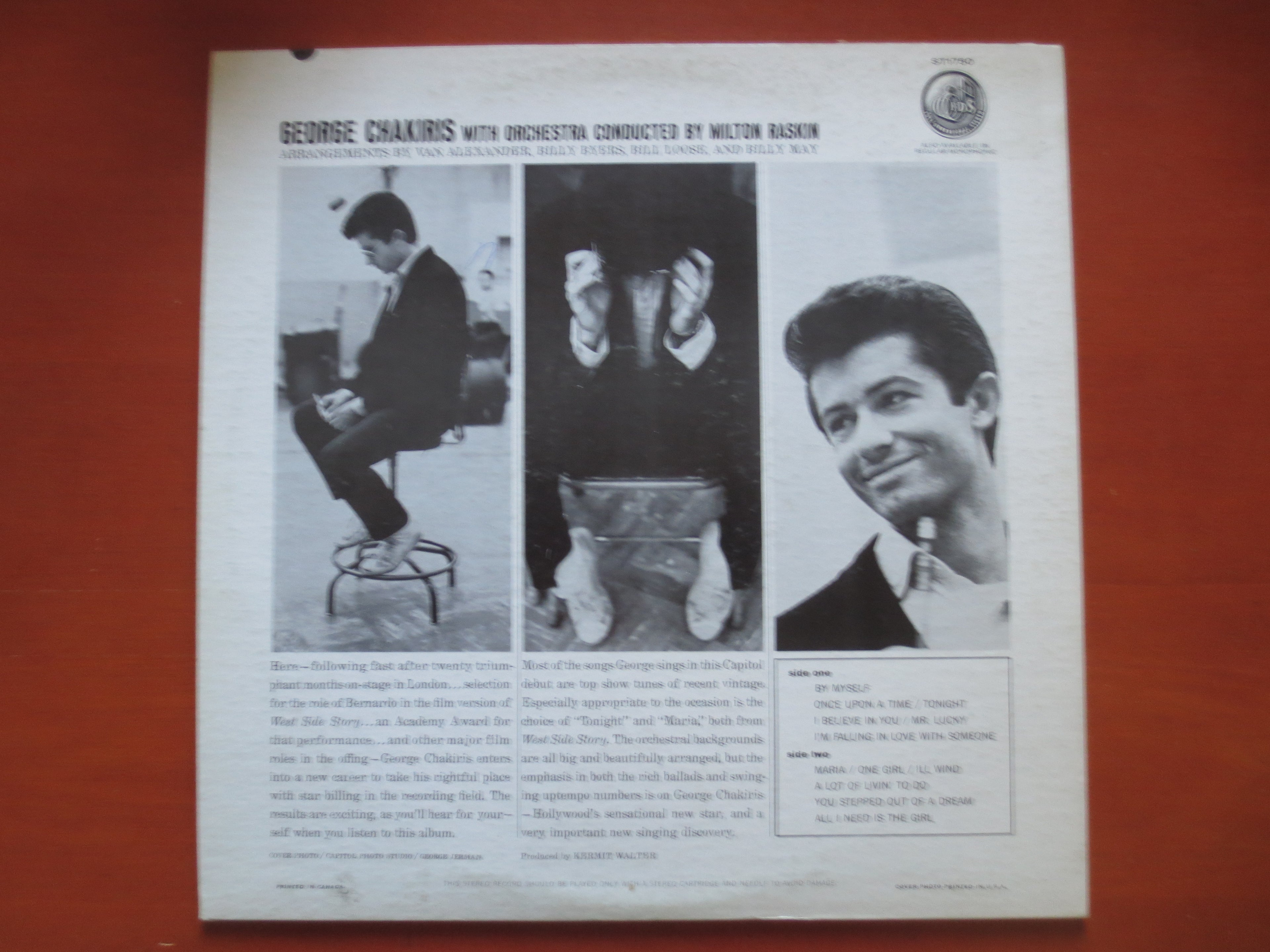 George Chakiris – West Side Story (1962) Vinyl LP