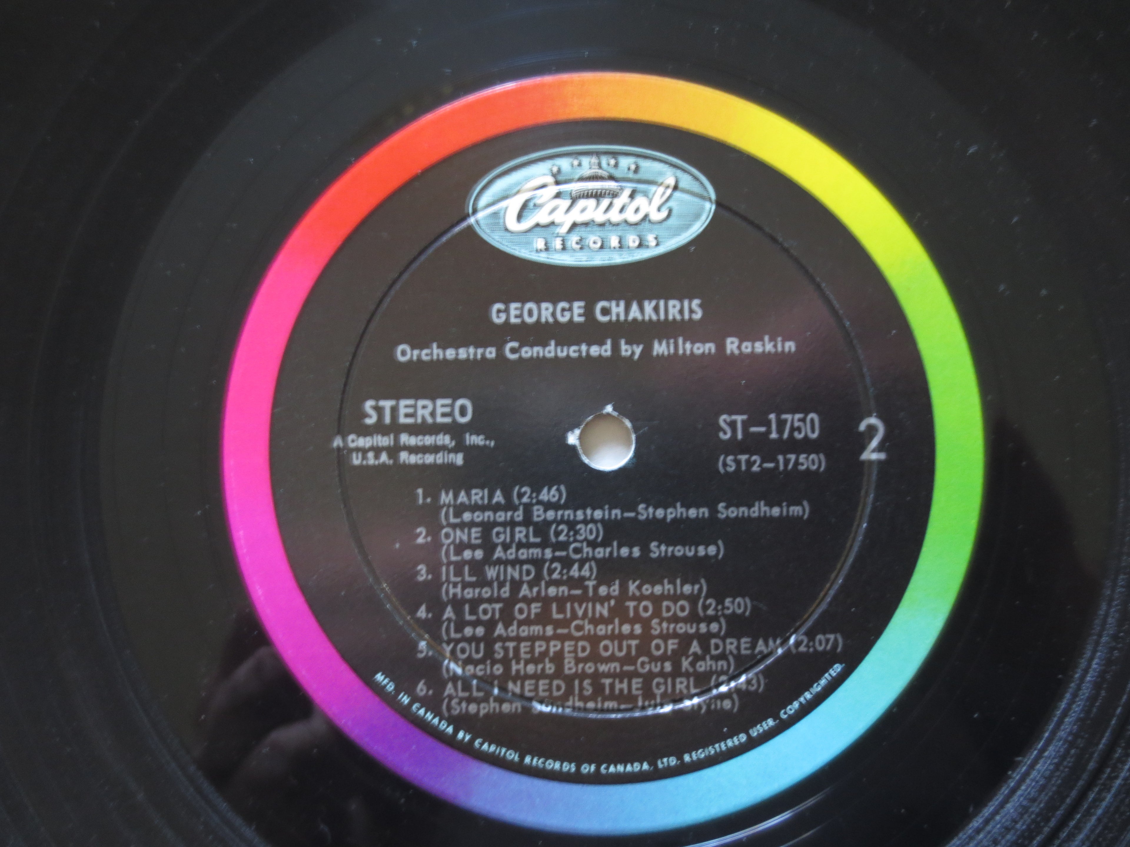 George Chakiris – West Side Story (1962) Vinyl LP