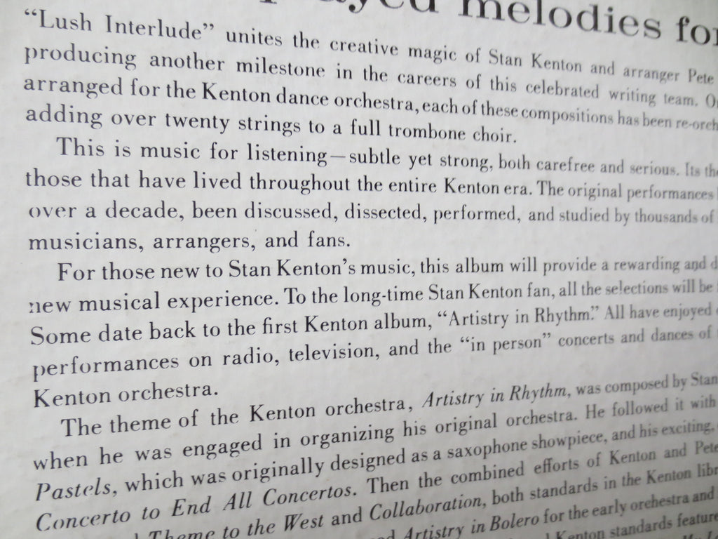 Stan Kenton – Lush Interlude (1970) Vinyl LP