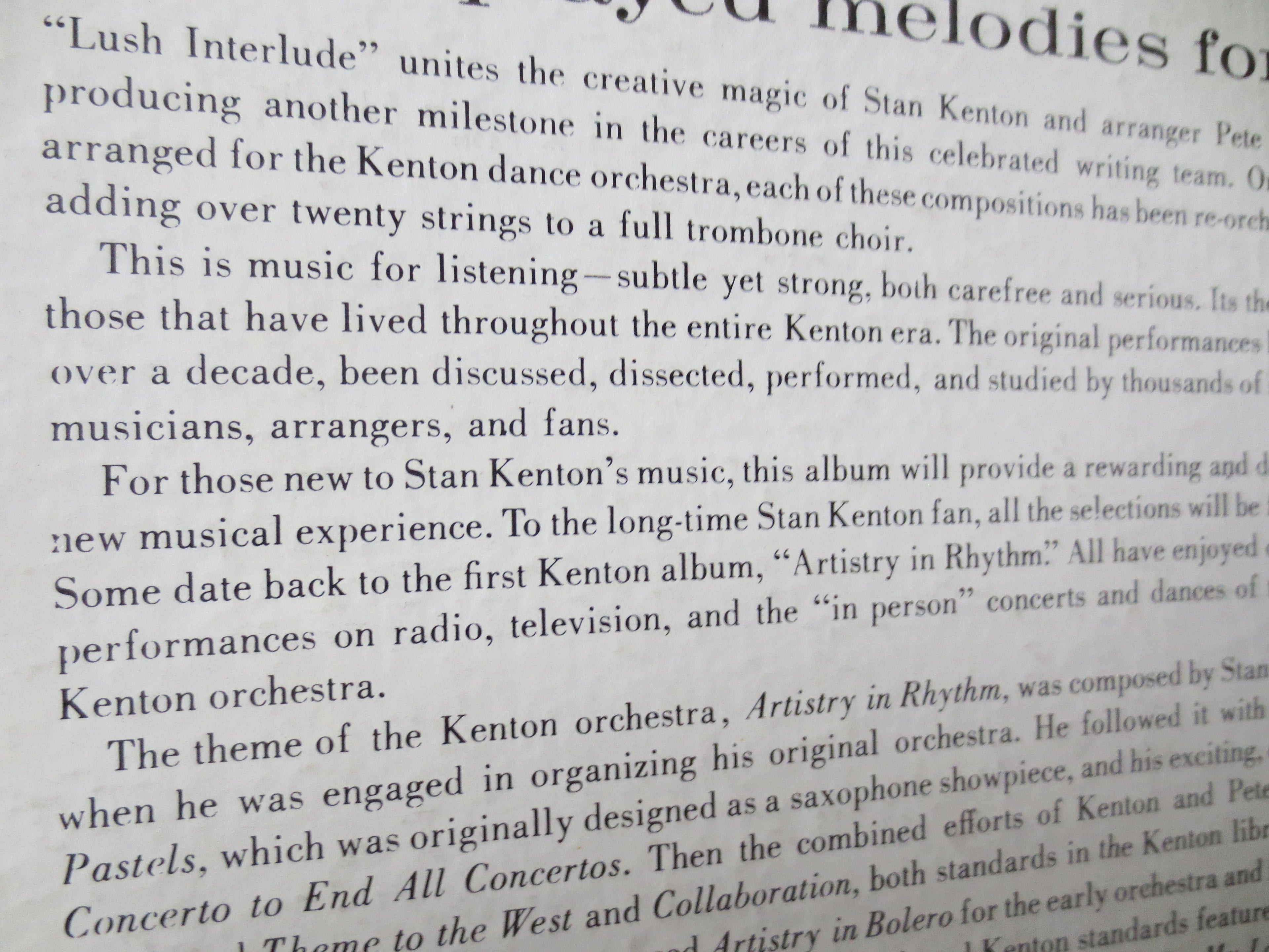 Stan Kenton – Lush Interlude (1970) Vinyl LP