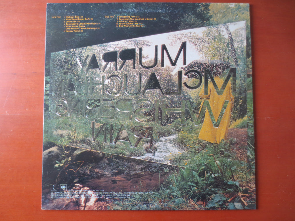 Murray McLauchlan – Whispering Rain (1978) Vinyl LP