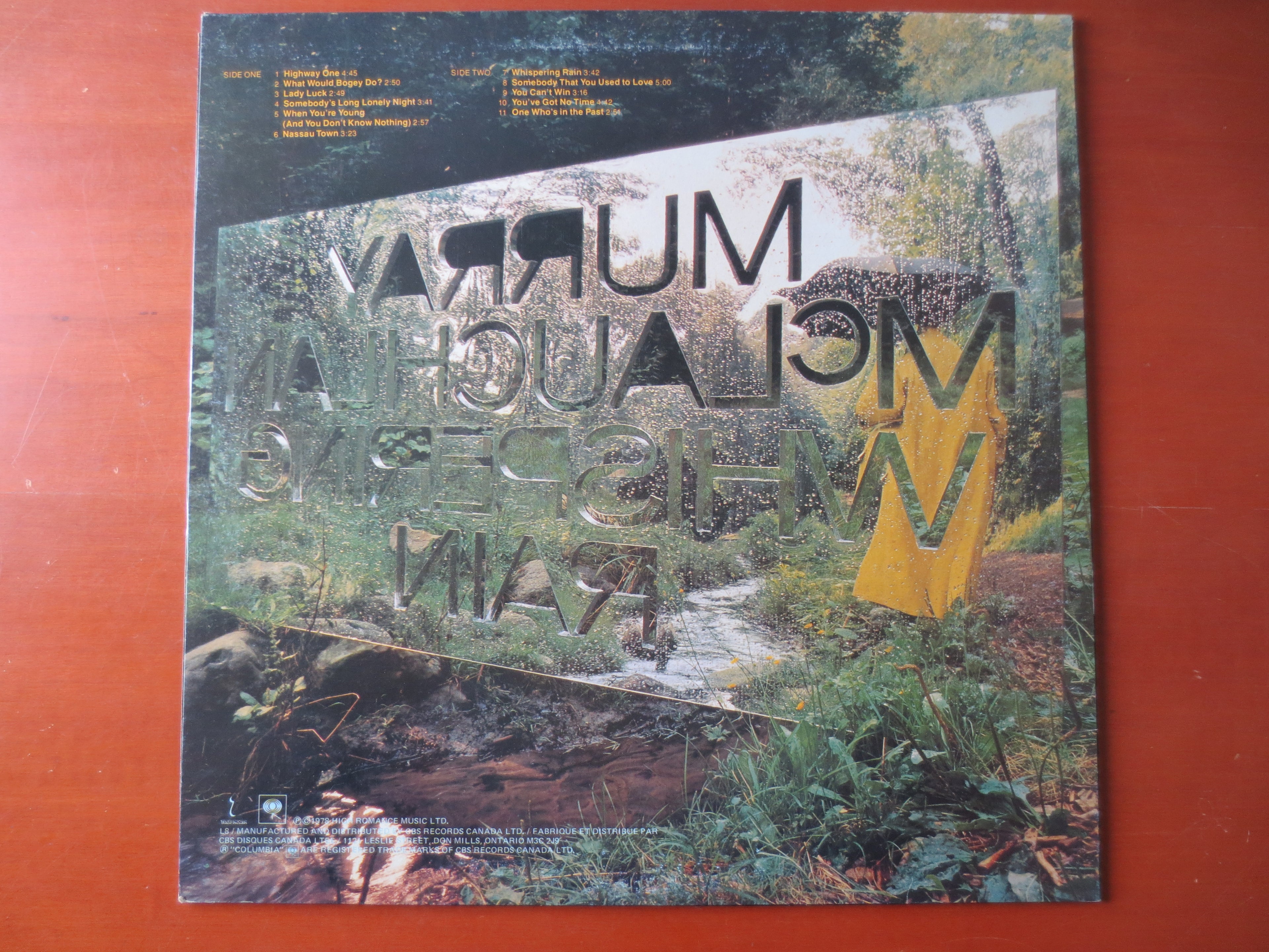 Murray McLauchlan – Whispering Rain (1978) Vinyl LP