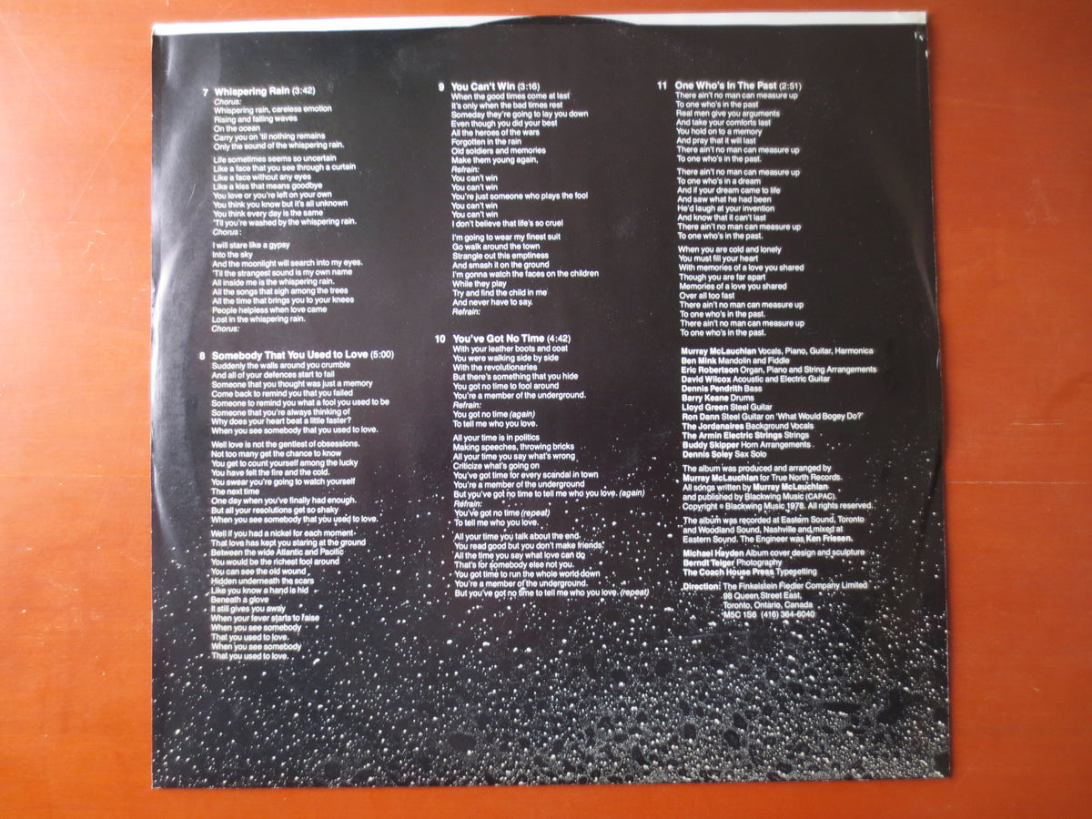 Murray McLauchlan – Whispering Rain (1978) Vinyl LP