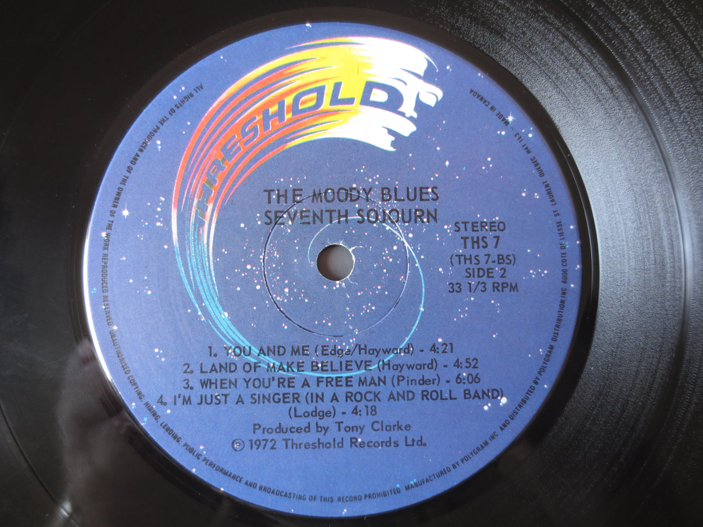 The MOODY BLUES, Seventh SOJOURN, Rock Records, Vintage Vinyl, Record Vinyl, Records, Vinyl Records, Vinyl lp, 1972 Records