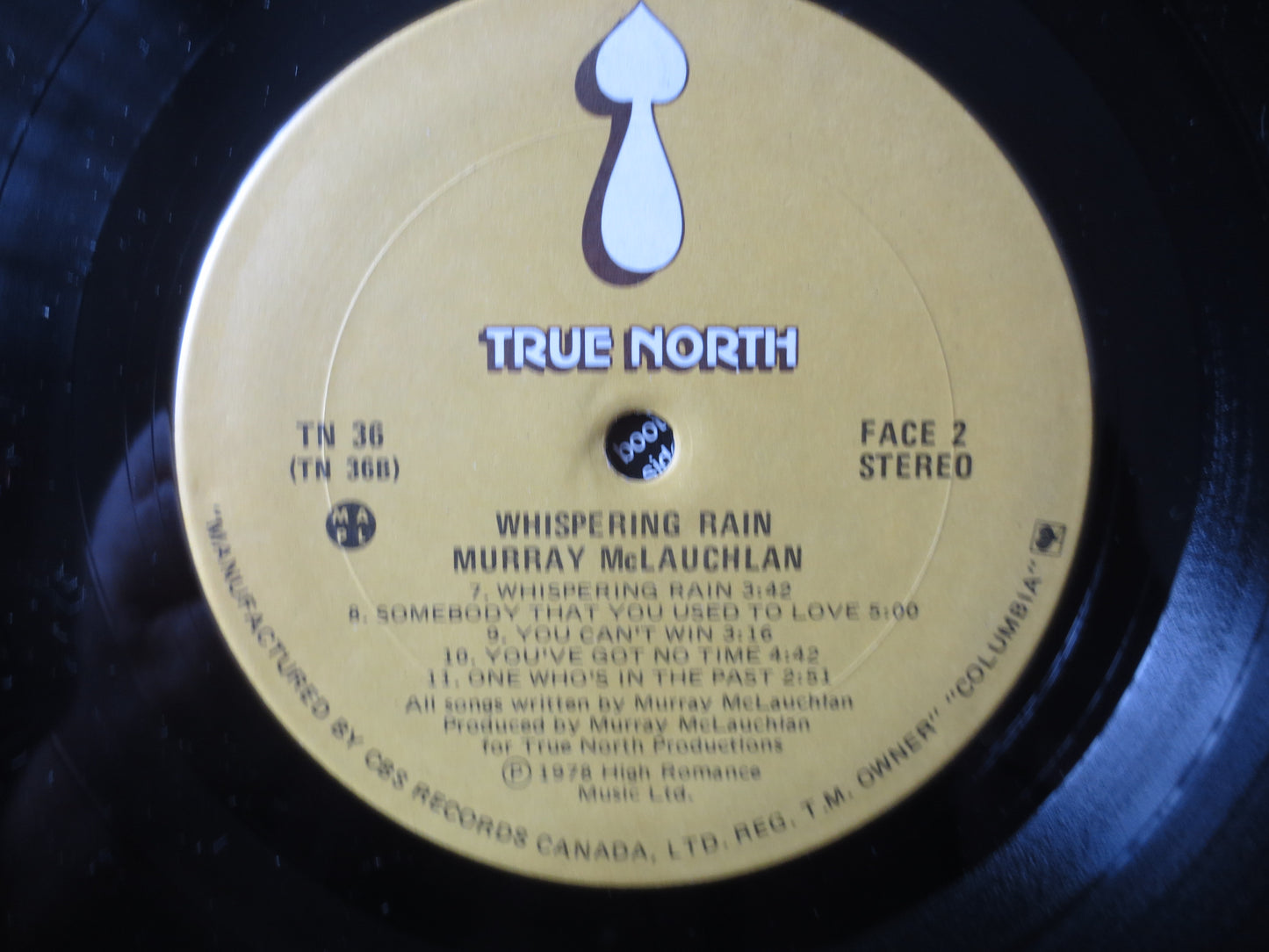 MURRAY McLAUCHLAN, WHISPERING Rain, Country Record, Vintage Vinyl, Record Vinyl, Records, Vinyl Record, Vinyl, 1978 Records