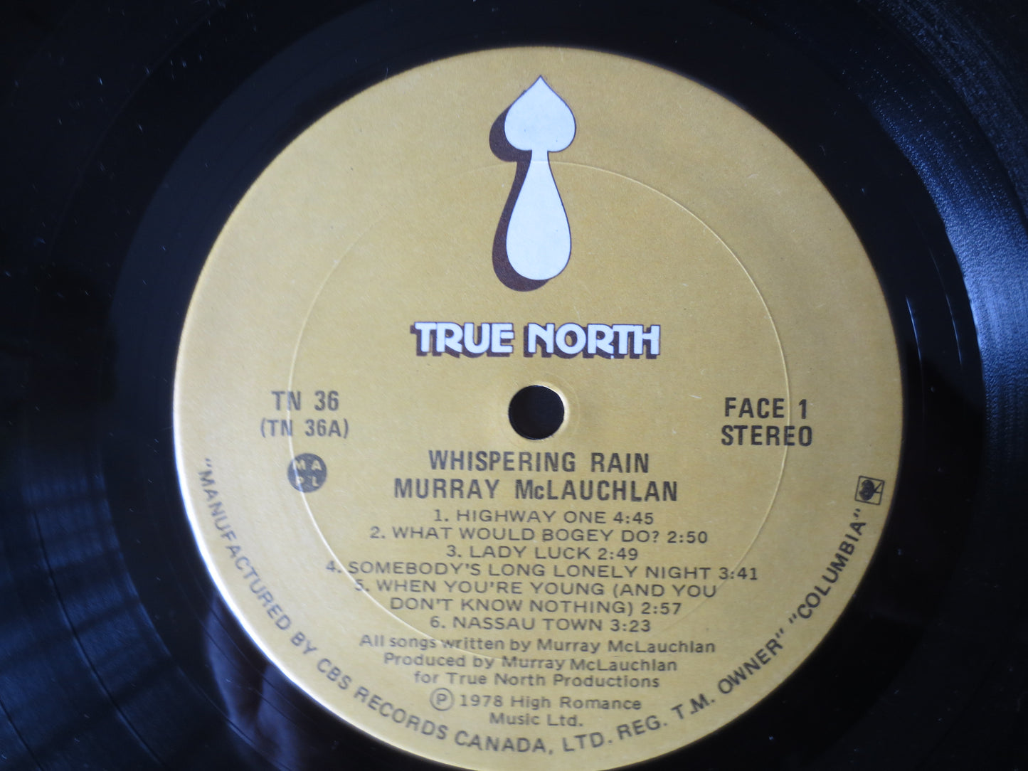 MURRAY McLAUCHLAN, WHISPERING Rain, Country Record, Vintage Vinyl, Record Vinyl, Records, Vinyl Record, Vinyl, 1978 Records