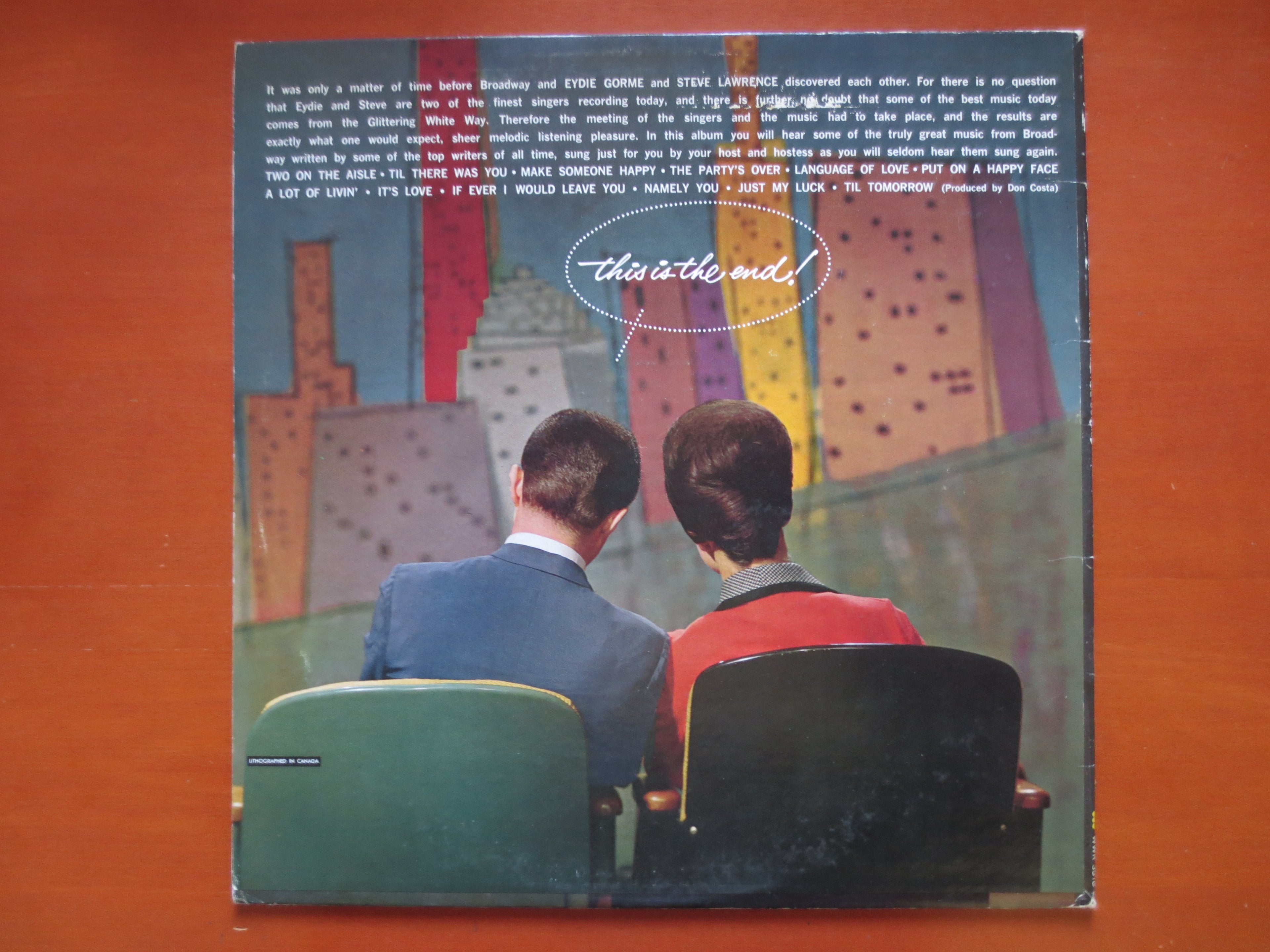 Steve & Eydie – Steve and Eydie (1963) Vinyl LP