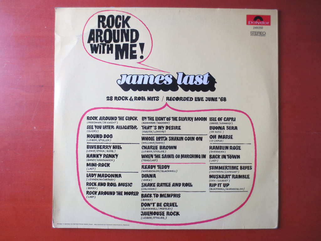 James Last – Rock Around With Me (1968) Vinyl LP