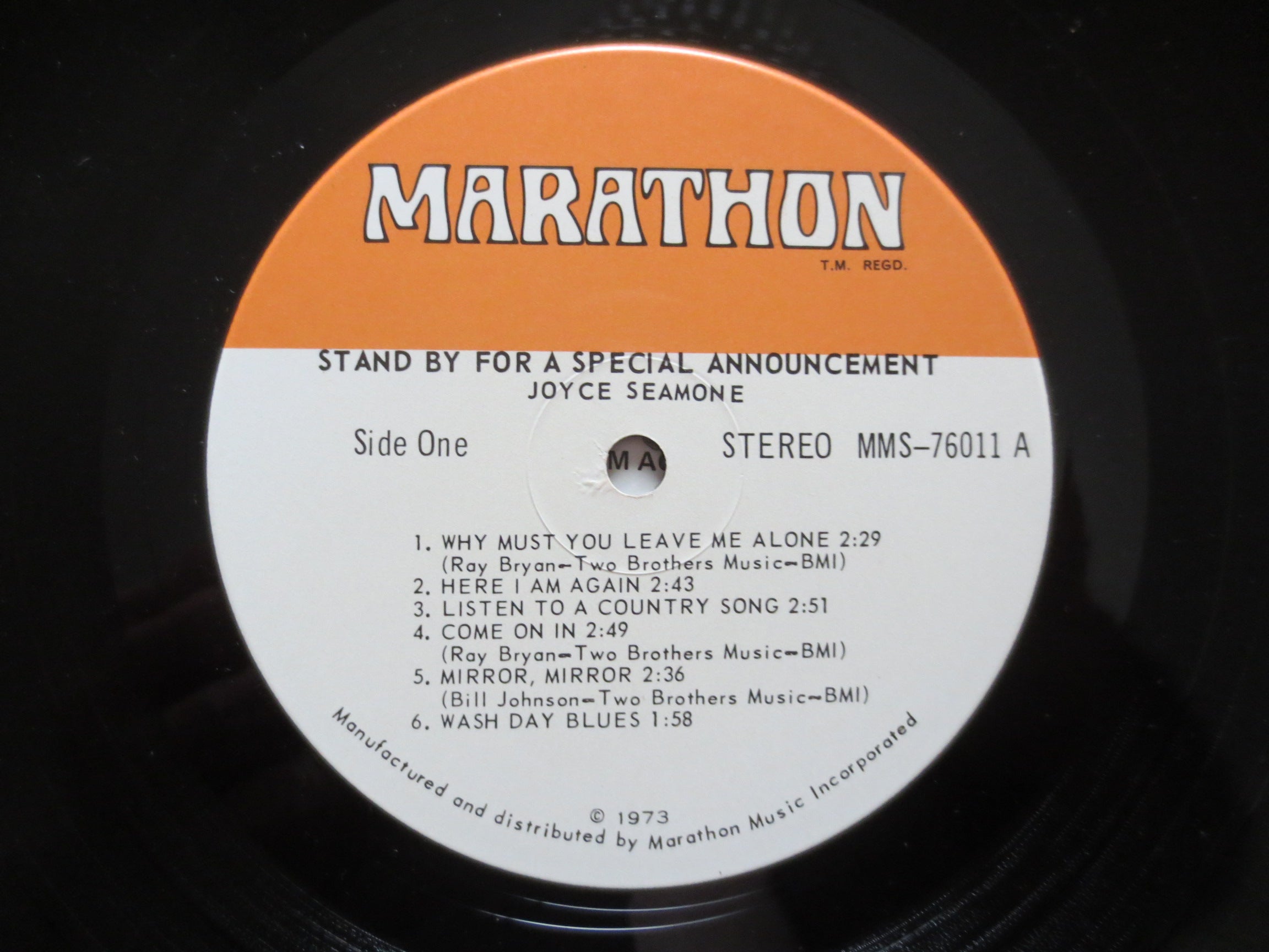 Joyce Seamone – Joyce Seamone (1973) Vinyl LP