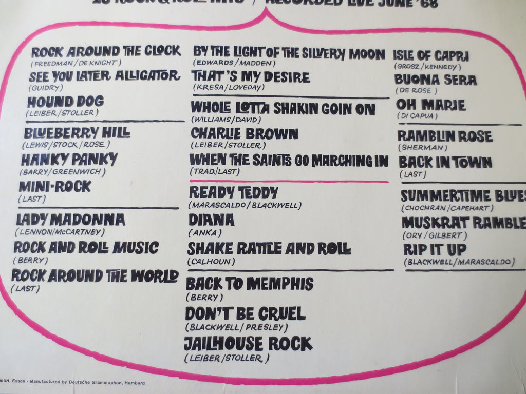 James Last – Rock Around With Me (1968) Vinyl LP