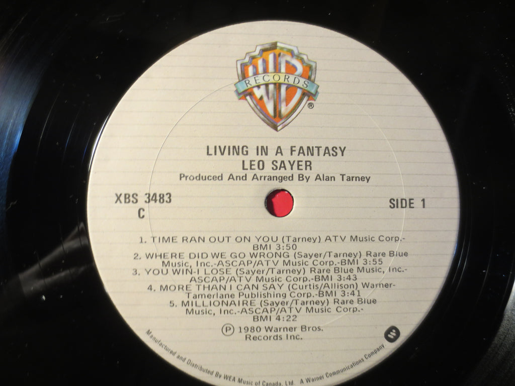 Leo Sayer – Living in a Fantasy (1980) Vinyl LP