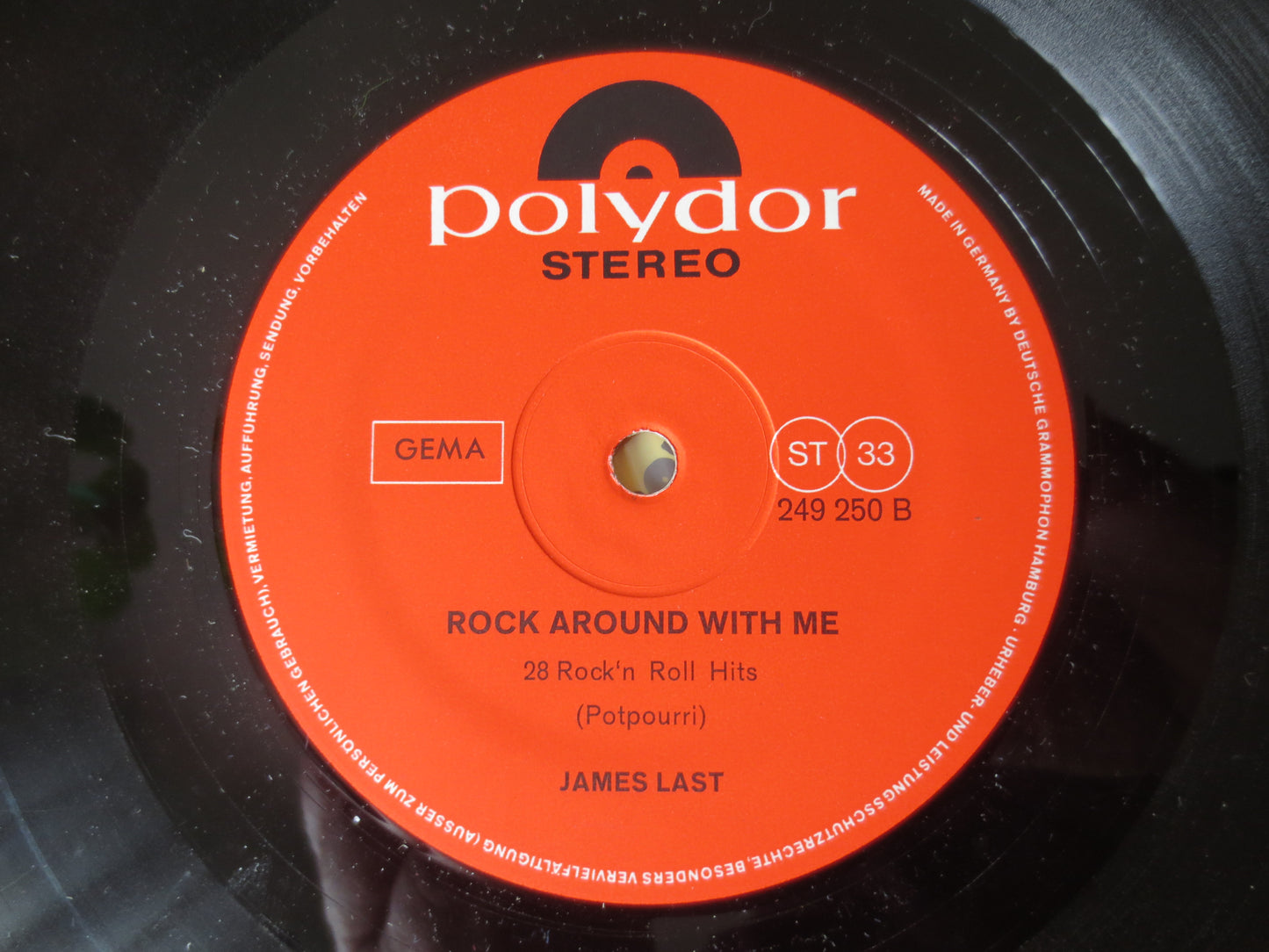 JAMES LAST, ROCK Around With Me, James Last Records, James Last Album, Vintage Vinyl, James Last Vinyl, Vinyl, 1968 Records