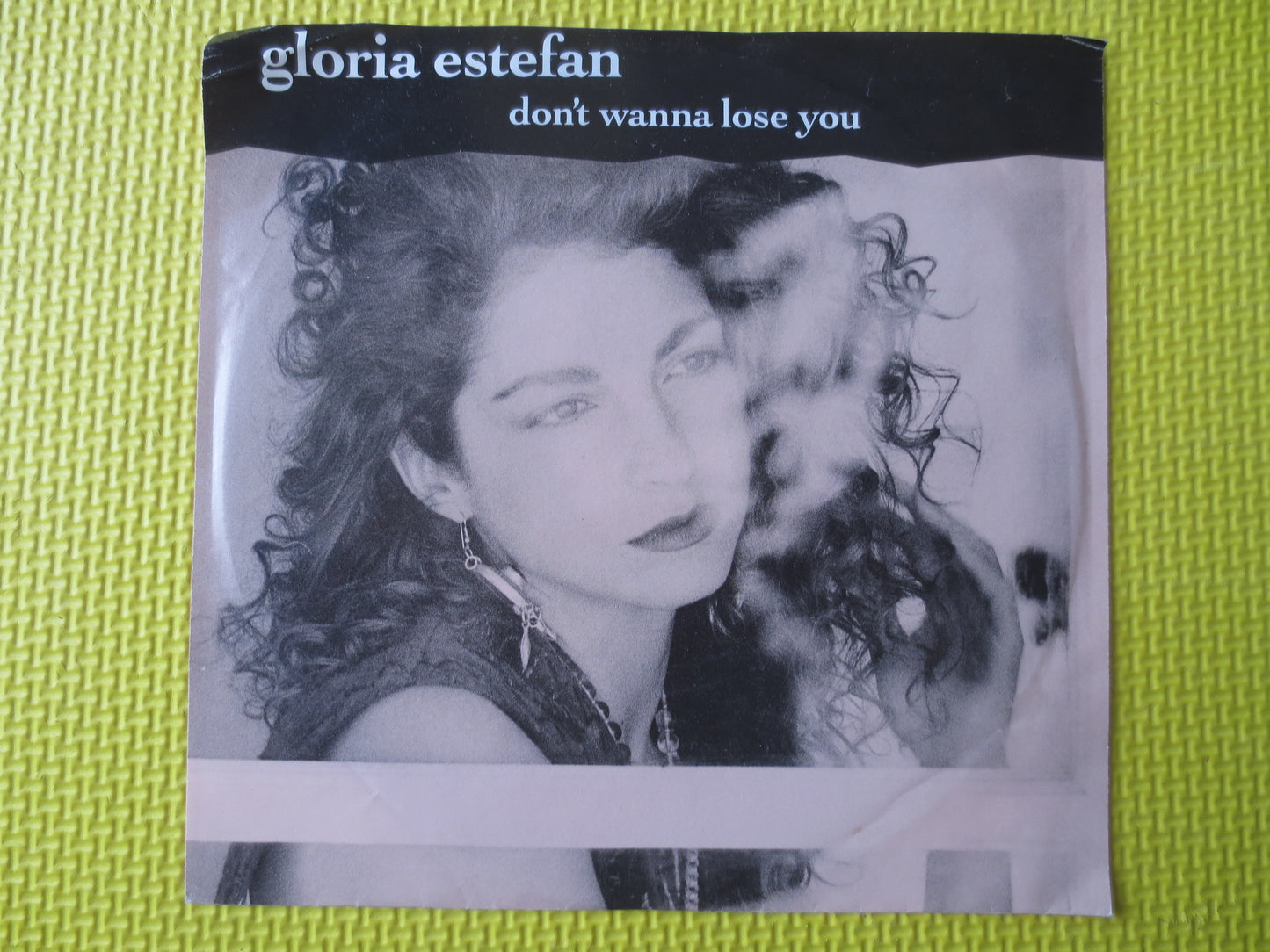 GLORIA ESTEFAN, Don't WANNA Lose You, 45 Rpm, Pop Record, Pop Album, Pop Vinyl, Record Vinyl, Vinyl Record, 1989 Records