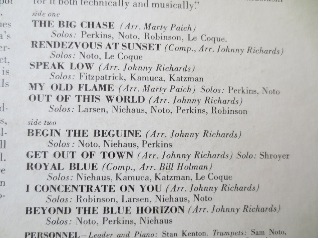 Stan Kenton – Back to Balboa (1958) Vinyl LP