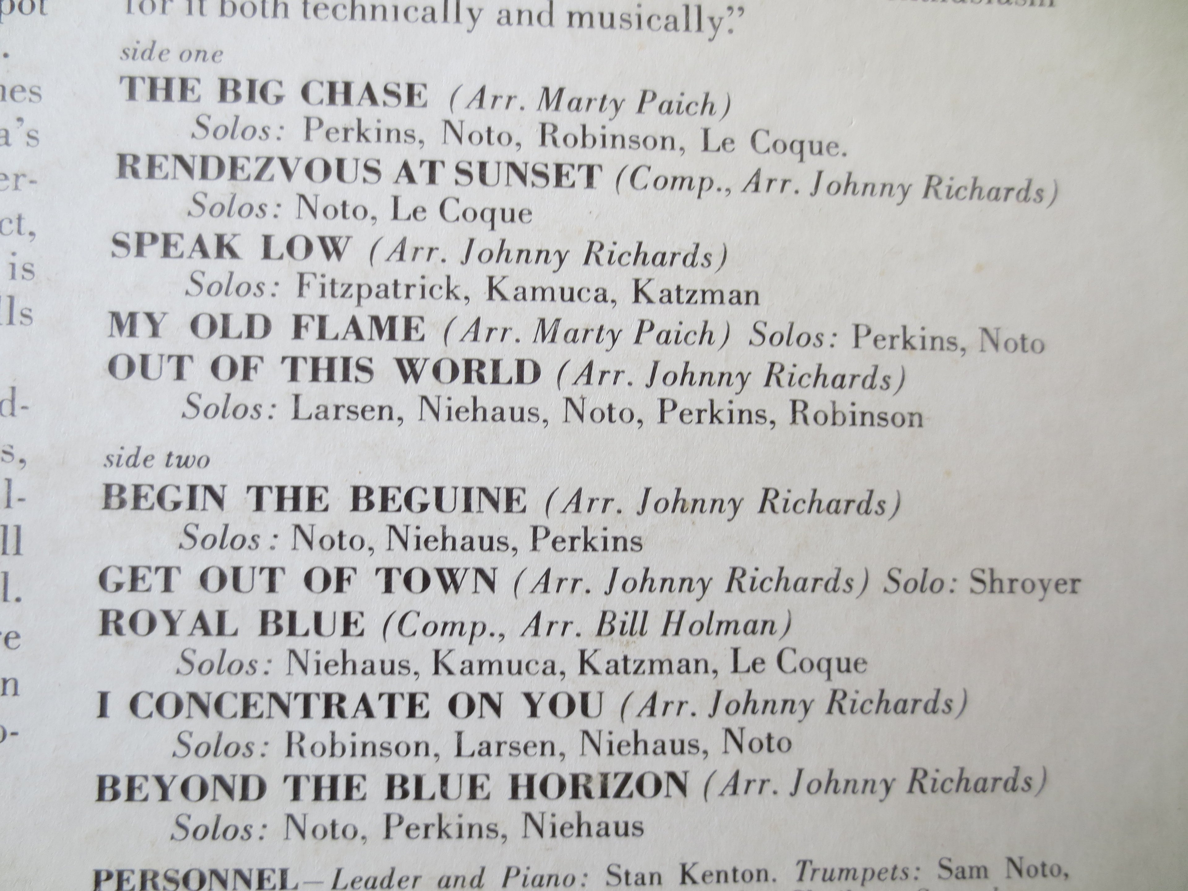 Stan Kenton – Back to Balboa (1958) Vinyl LP