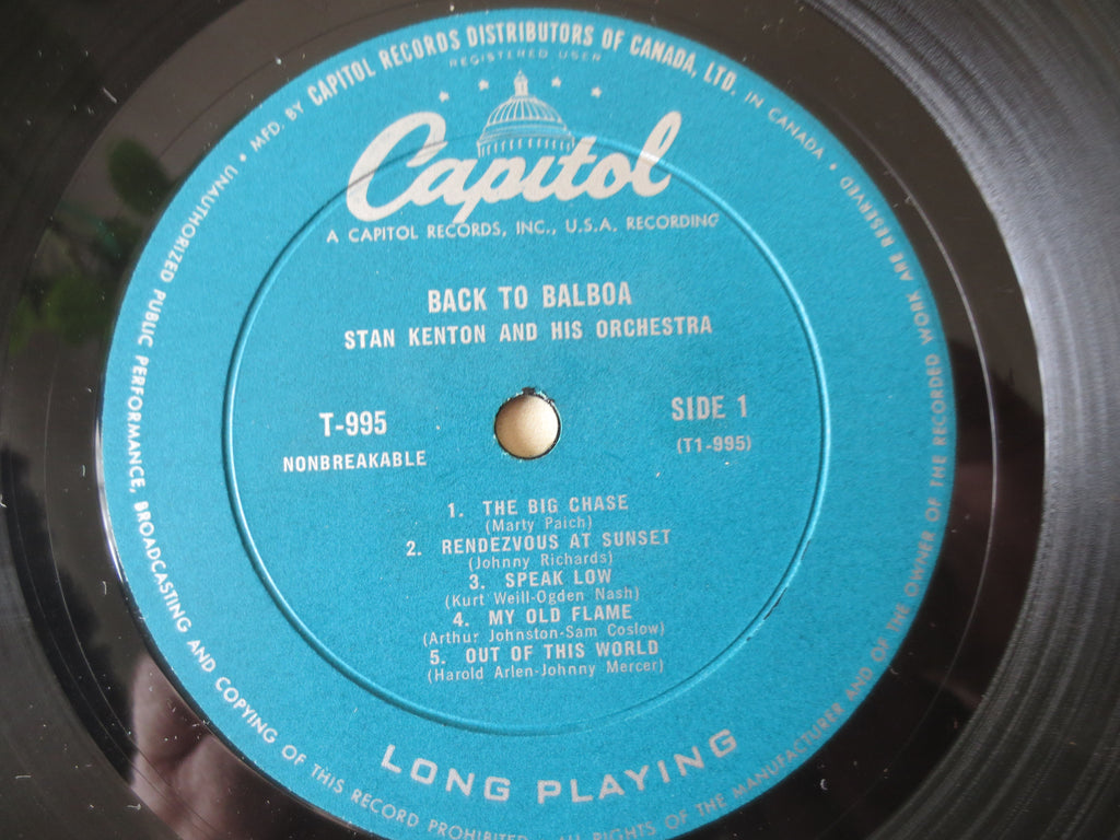 Stan Kenton – Back to Balboa (1958) Vinyl LP