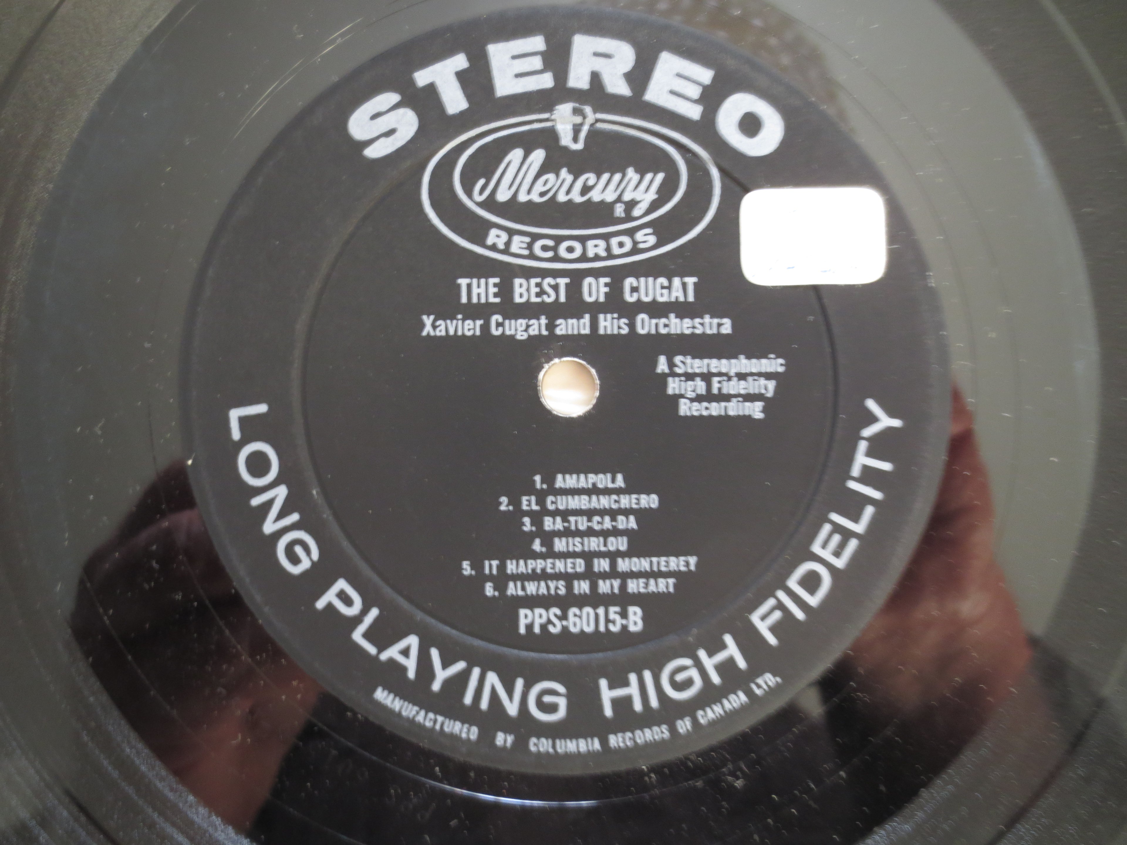 Xavier Cugat – The Best of Cugat (1961) Vinyl LP