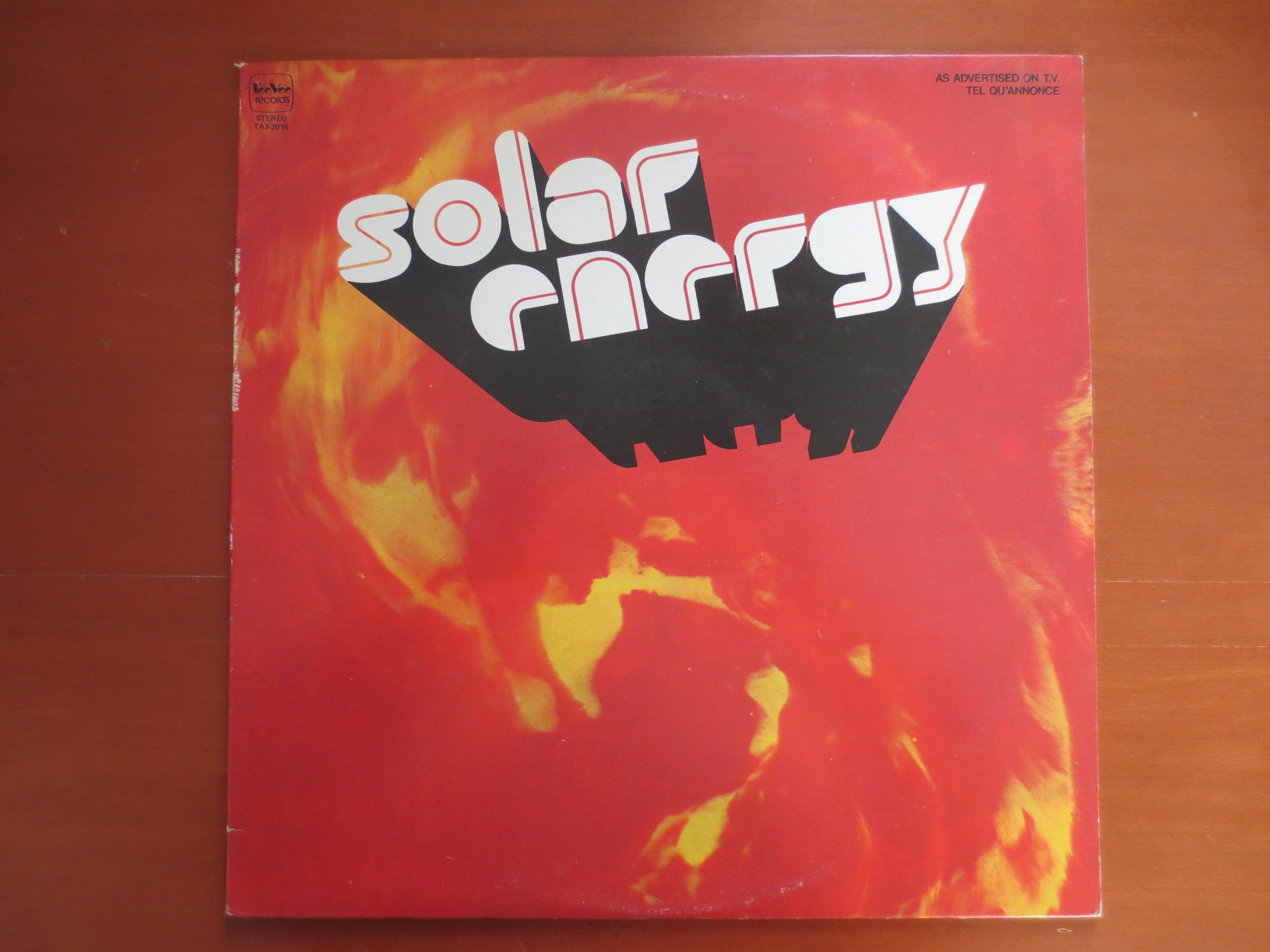 Various Artists – Solar Energy (Tee Vee Records, 1979) Vinyl LP