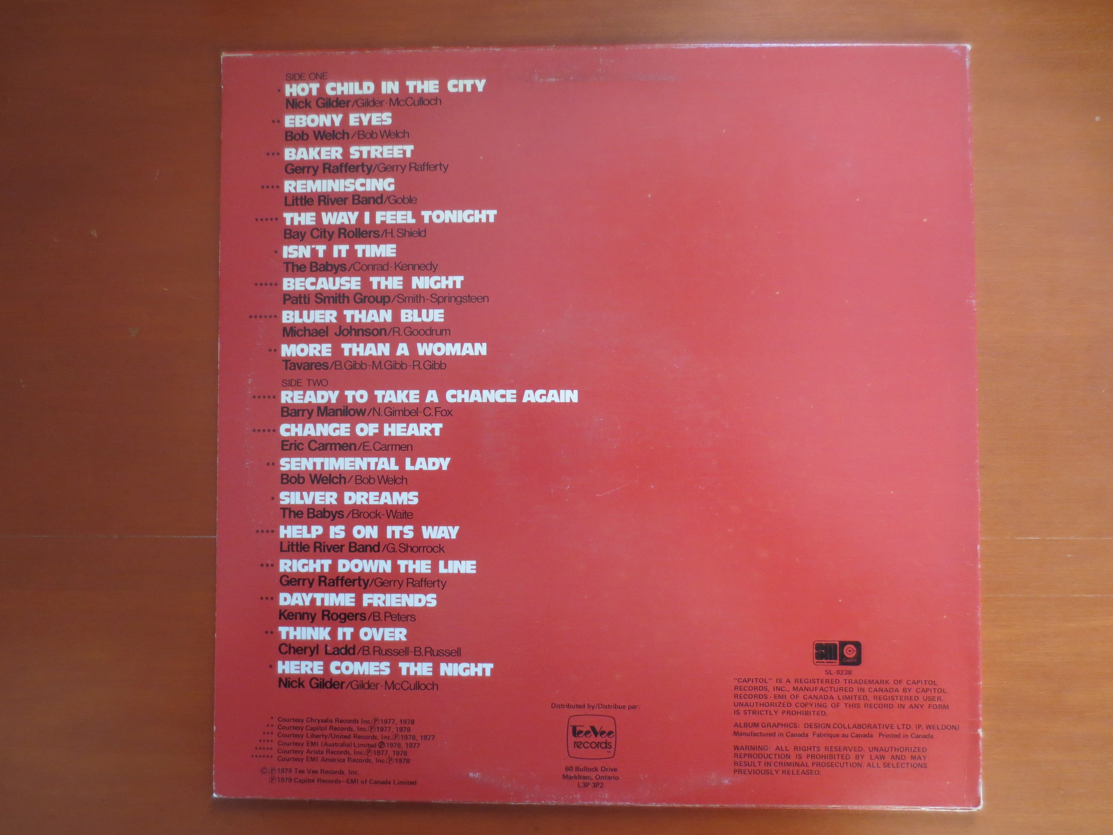 Various Artists – Solar Energy (Tee Vee Records, 1979) Vinyl LP