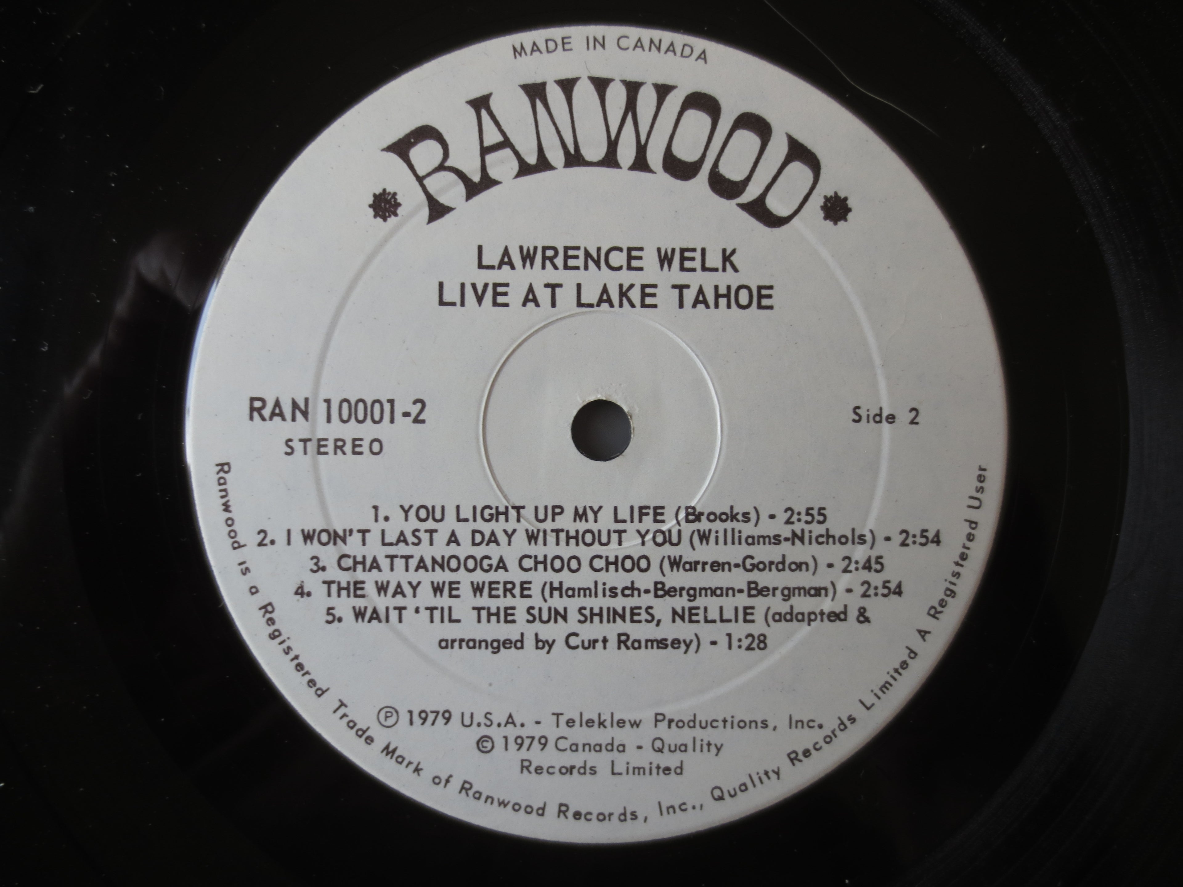 Lawrence Welk – Live at Lake Tahoe (1979) Vinyl 2xLP