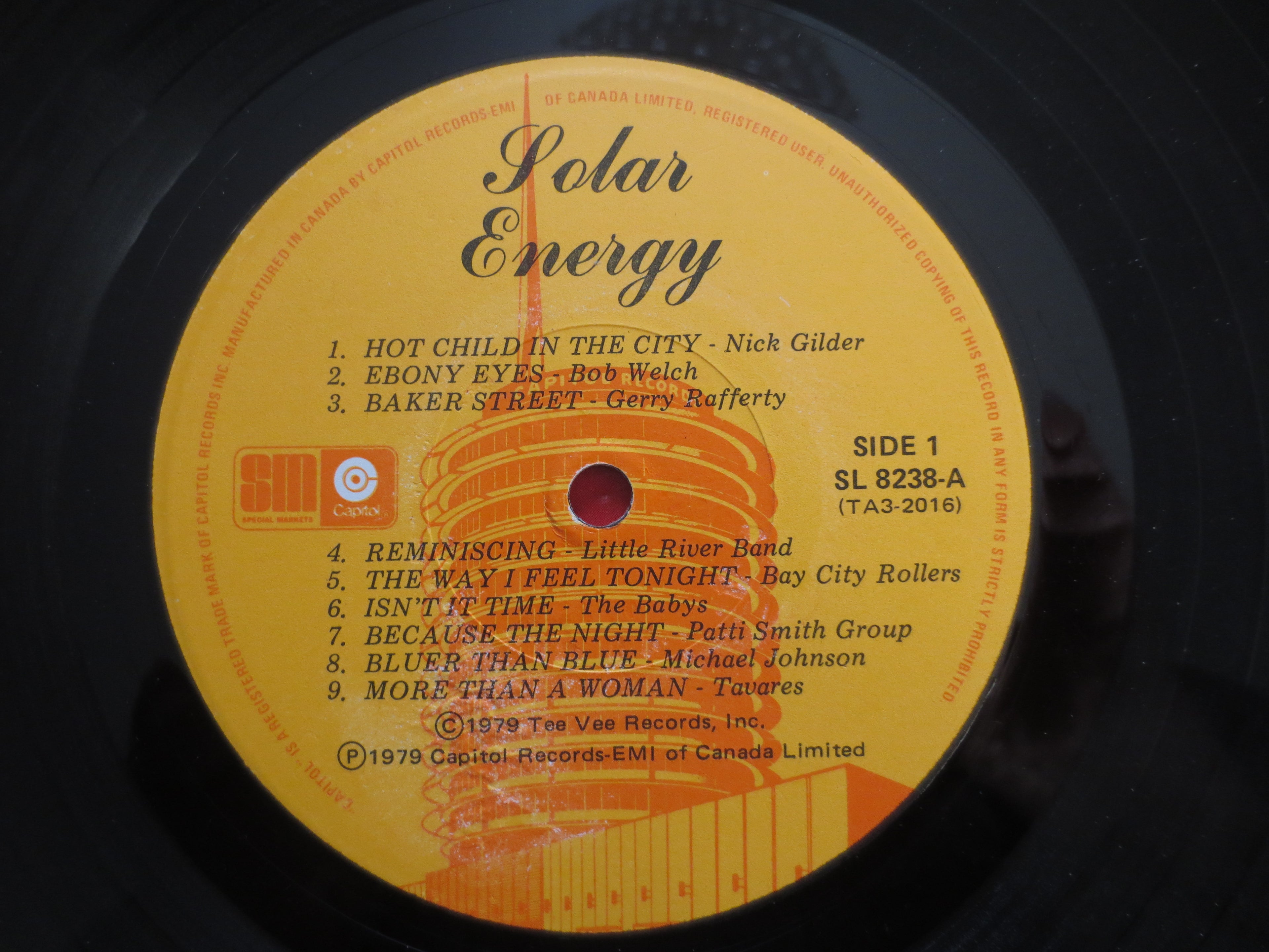 Various Artists – Solar Energy (Tee Vee Records, 1979) Vinyl LP