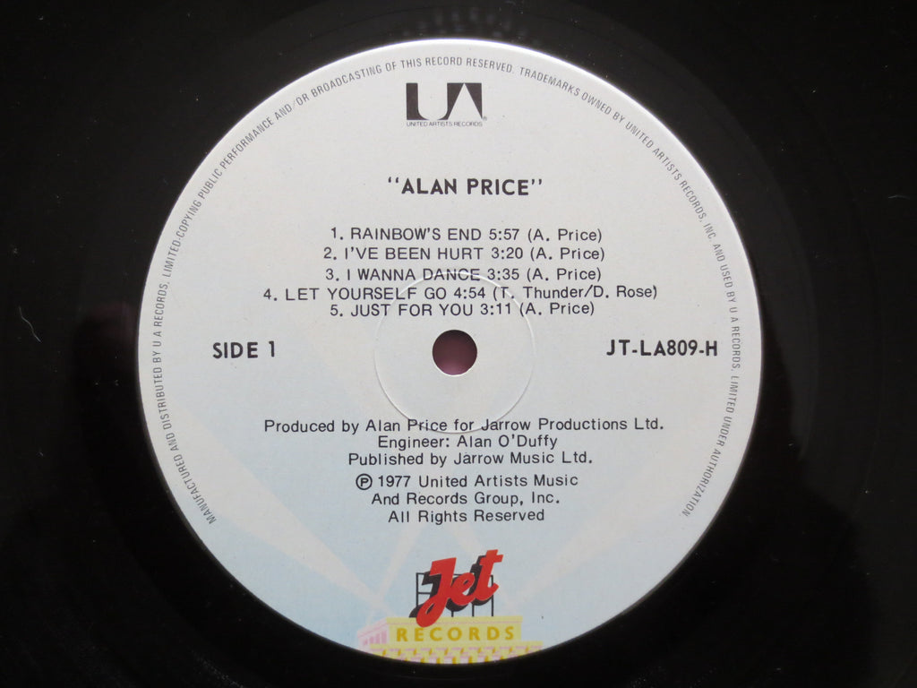 Alan Price – Alan Price (1977) Vinyl LP
