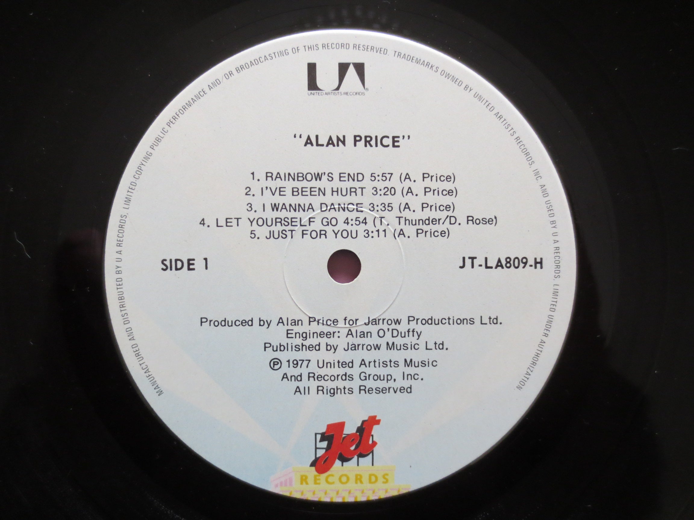 Alan Price – Alan Price (1977) Vinyl LP