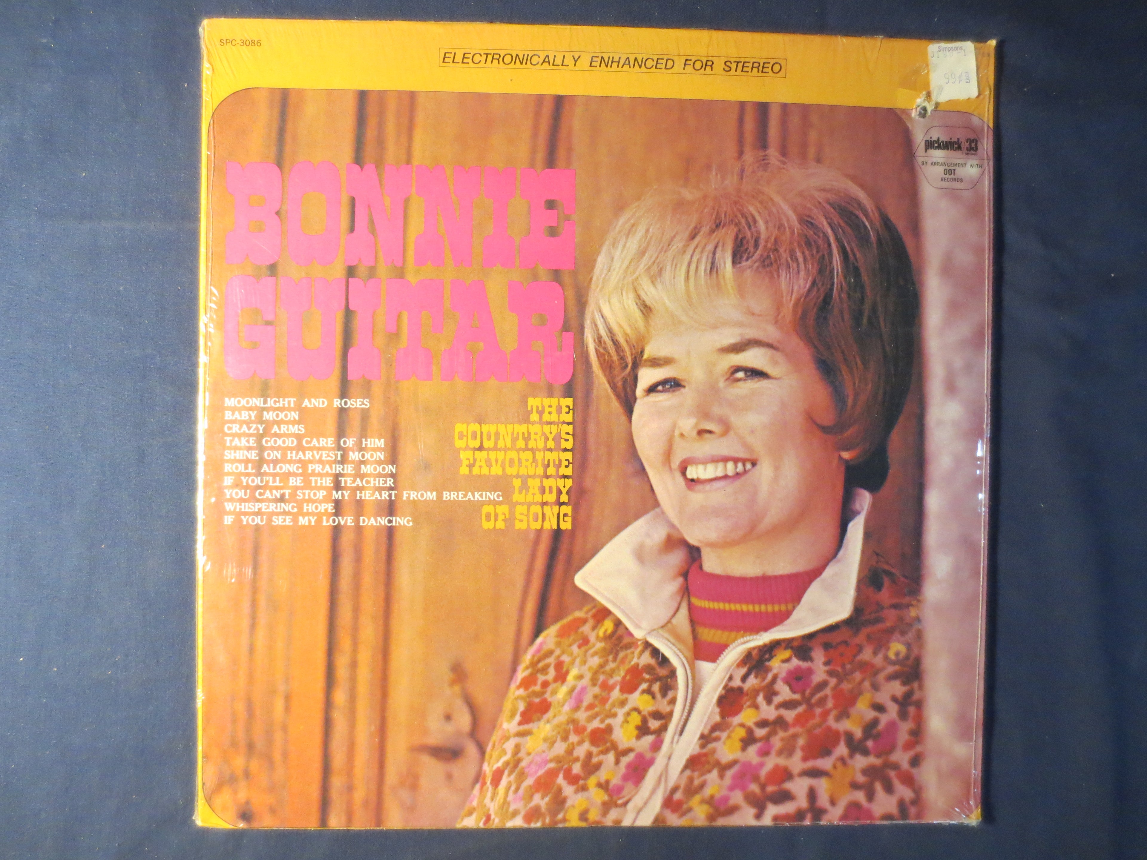 Bonnie Guitar – The Country's Favorite Lady of Song (1968) Vinyl LP