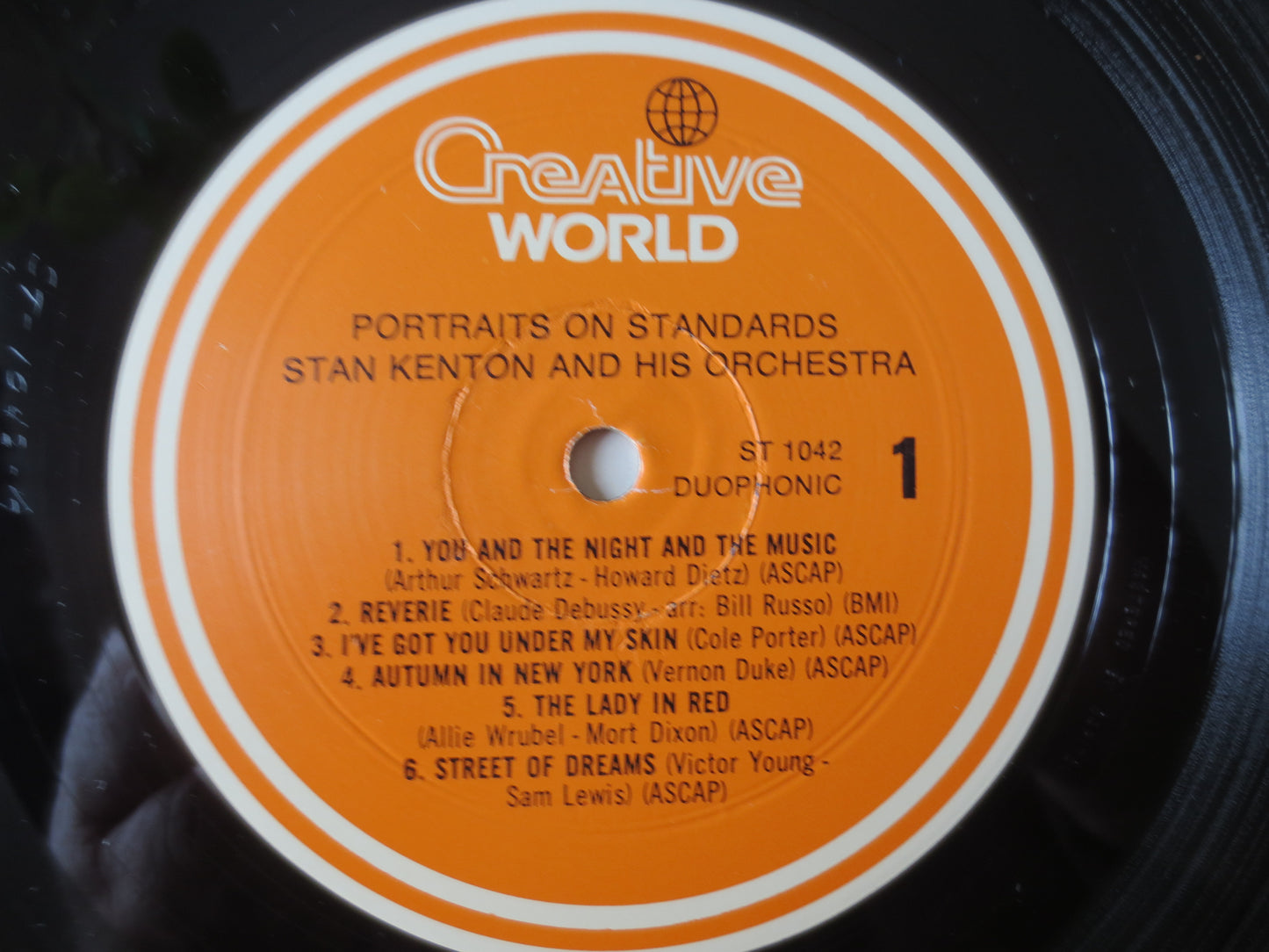 STAN KENTON, Portraits on Standards, Stan Kenton Records, Stan Kenton Albums, Stan Kenton Lp, Jazz Lps, Vinyl, 1972 Records