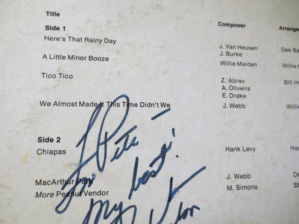 Stan Kenton & His Orchestra – Live at Redlands University (1970) Vinyl 2xLP — Autographed