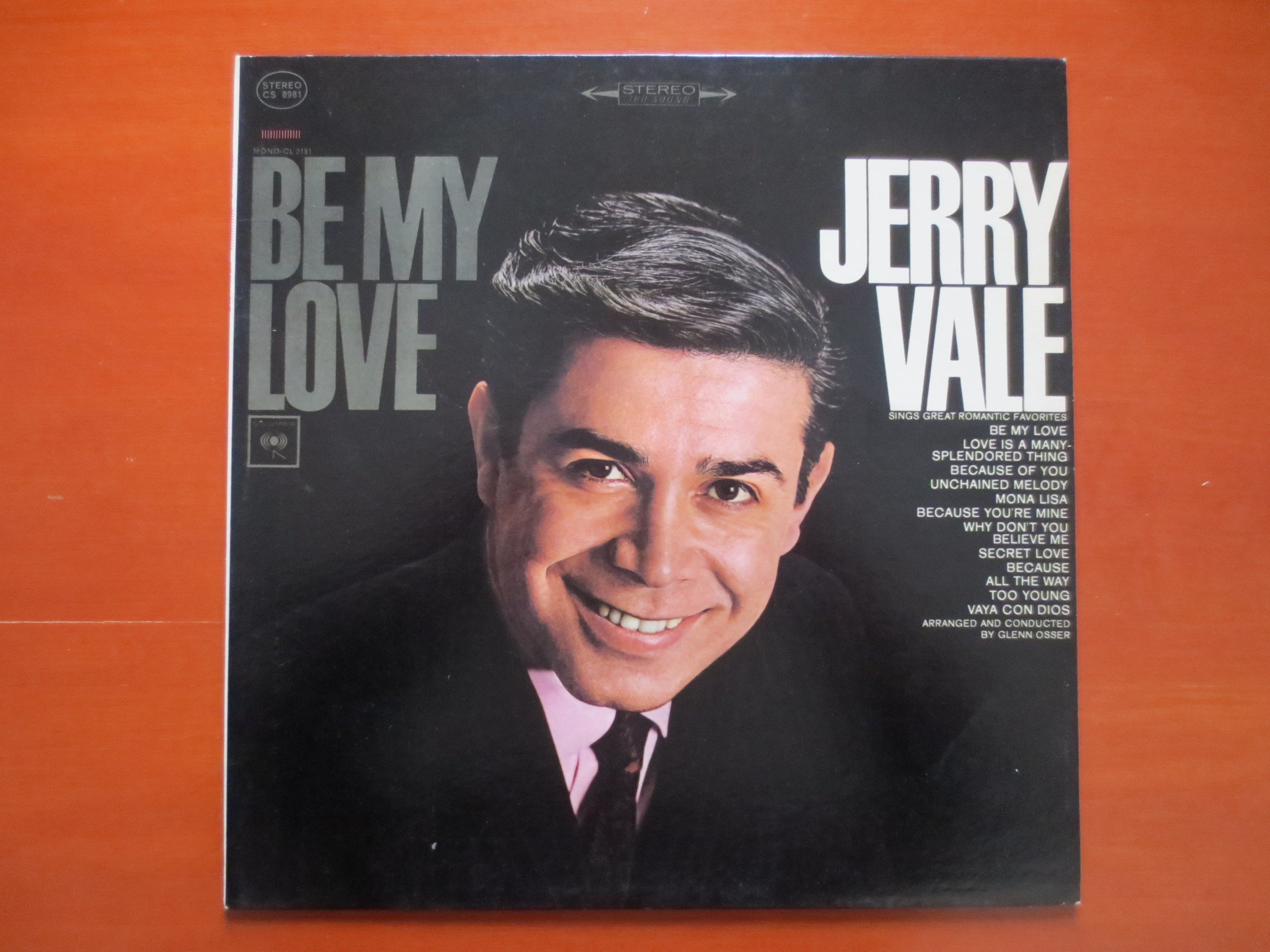 Jerry Vale – Be My Love (1964) [Vinyl LP]