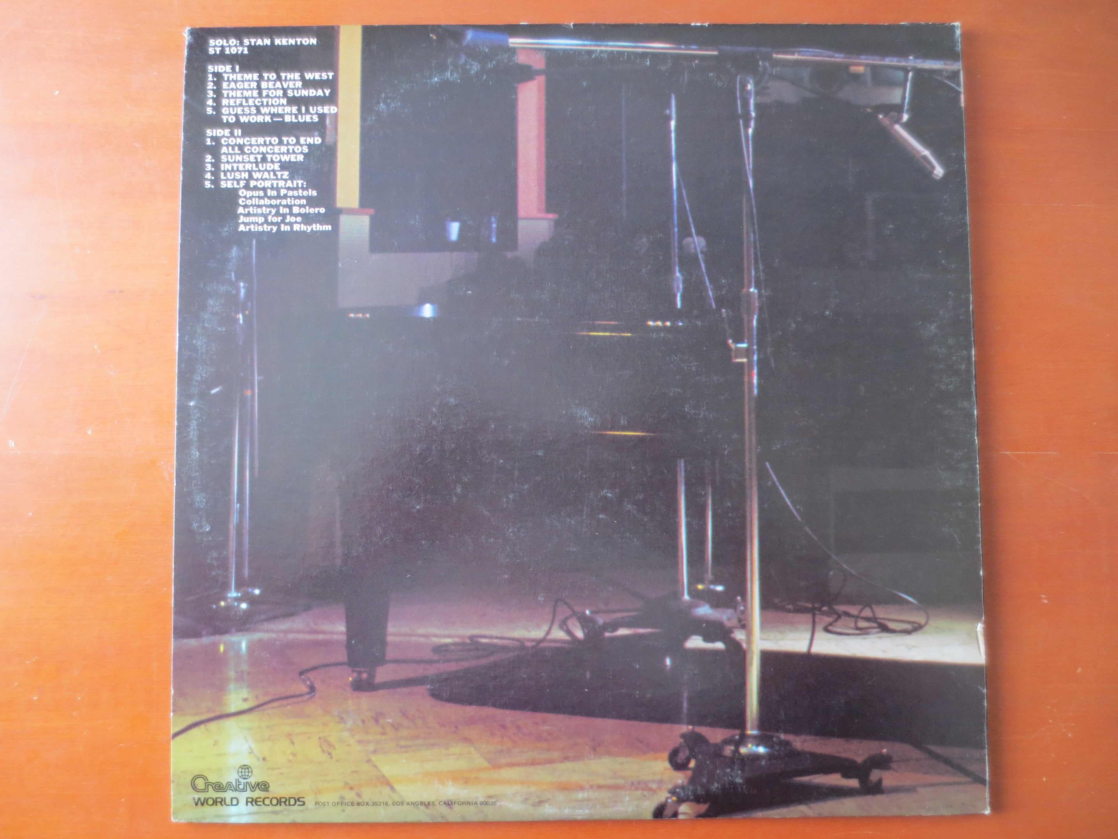 Stan Kenton – Solo (1973) Vinyl LP
