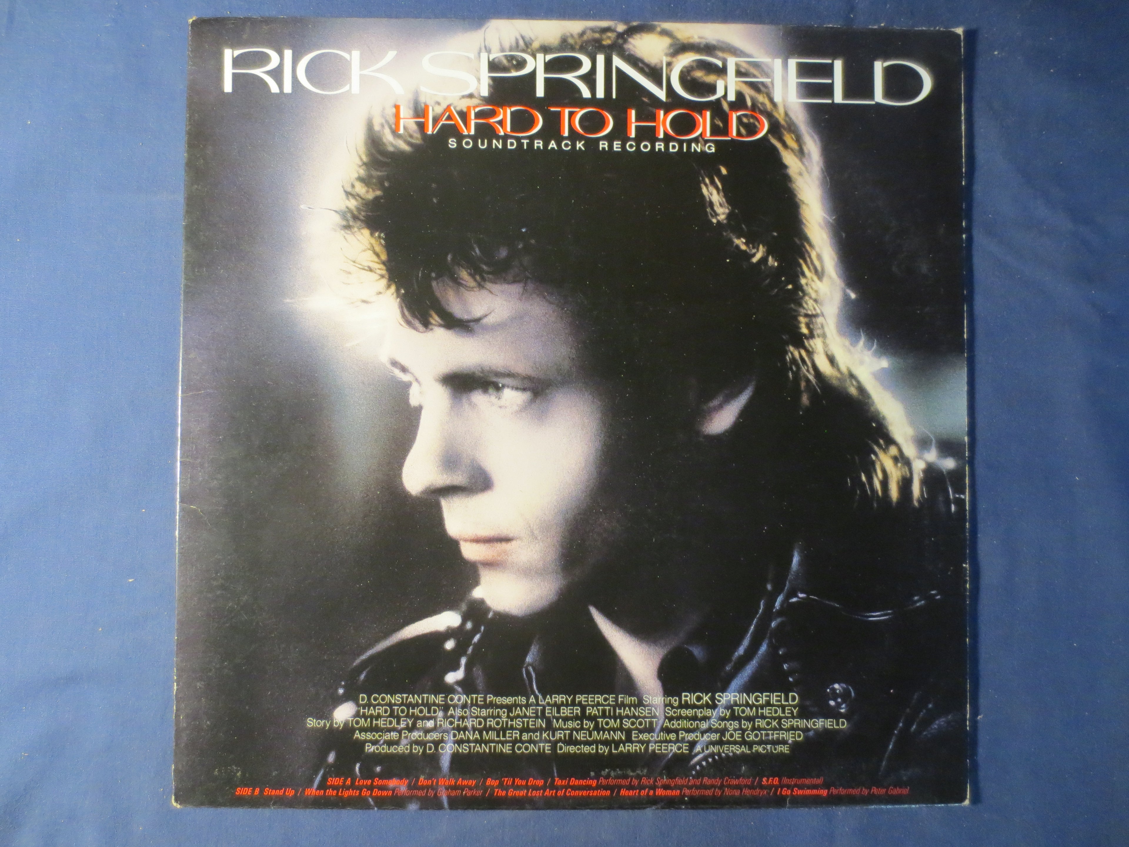 Rick Springfield – Hard to Hold (1984) Vinyl LP