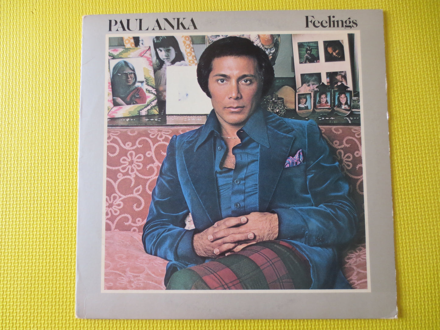 PAUL ANKA, FEELINGS, Paul Anka Record, Paul Anka Vinyl, Paul Anka Album, Paul Anka Lp, Vintage Vinyl Lps, lps, 1975 Records