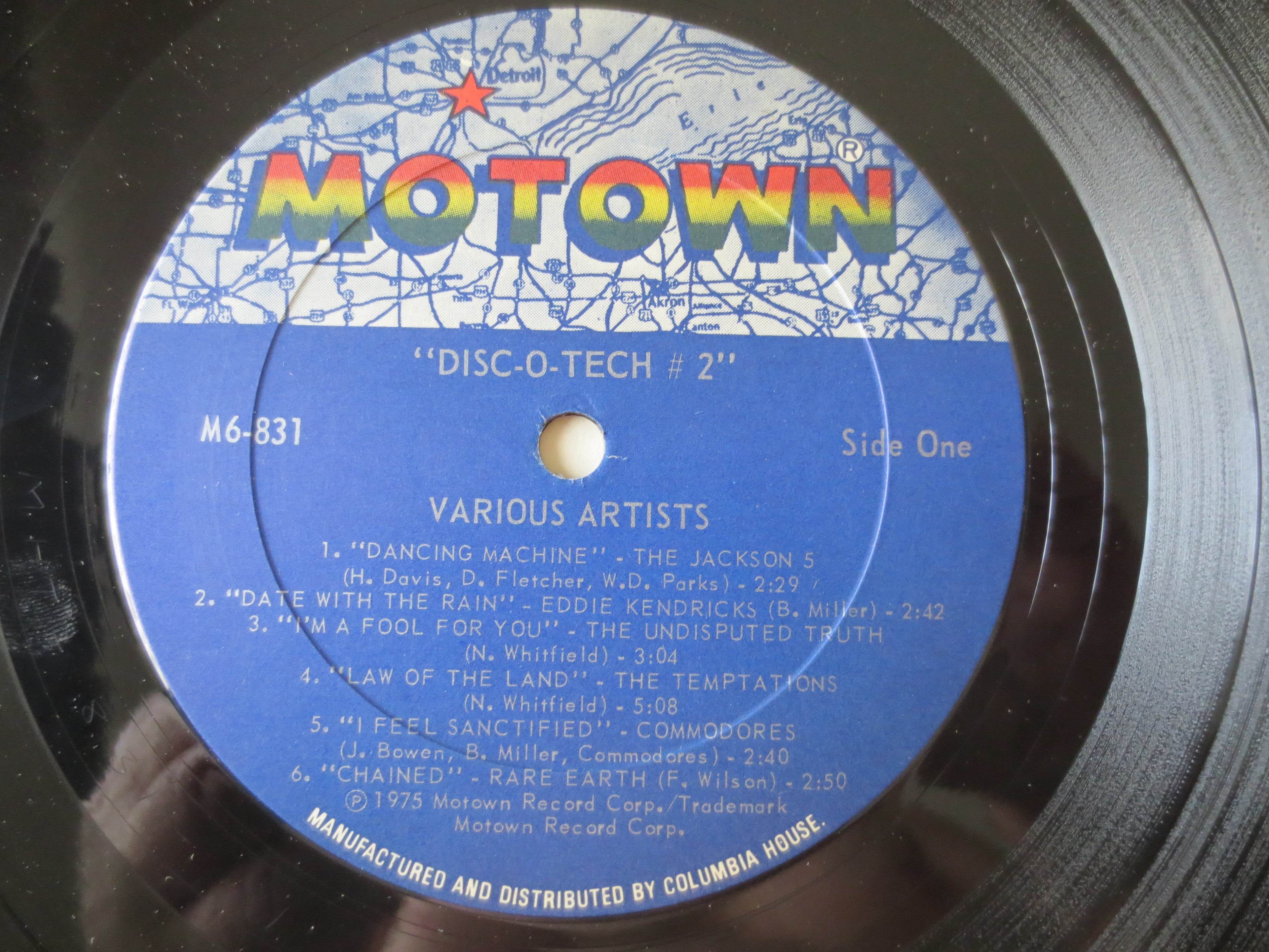 Motown Disc-O-Tech (1975) Vinyl LP