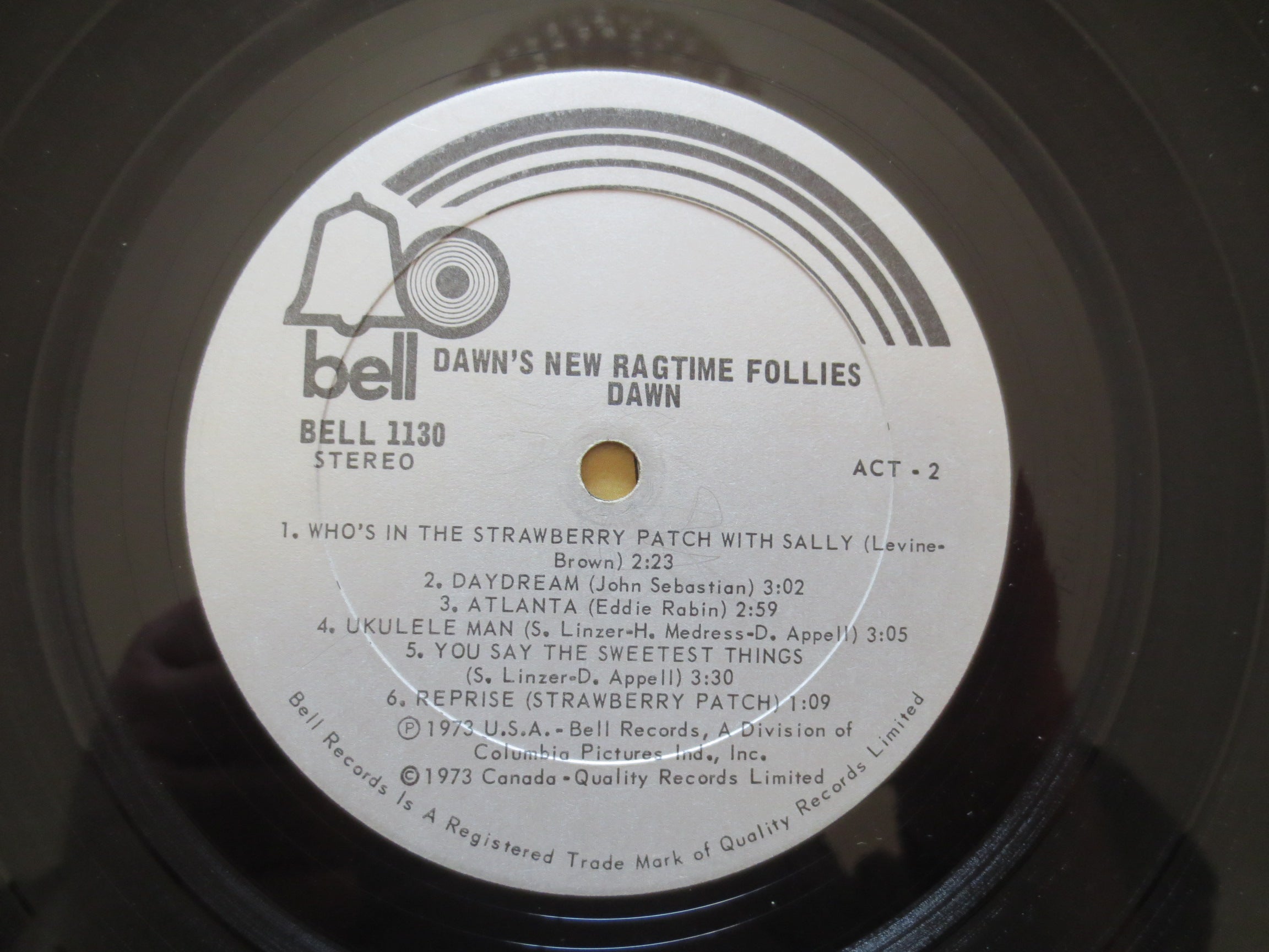 Dawn featuring Tony Orlando – Dawn (1973) Vinyl LP