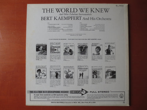 Bert Kaempfert – The World We Knew (1967) Vinyl LP