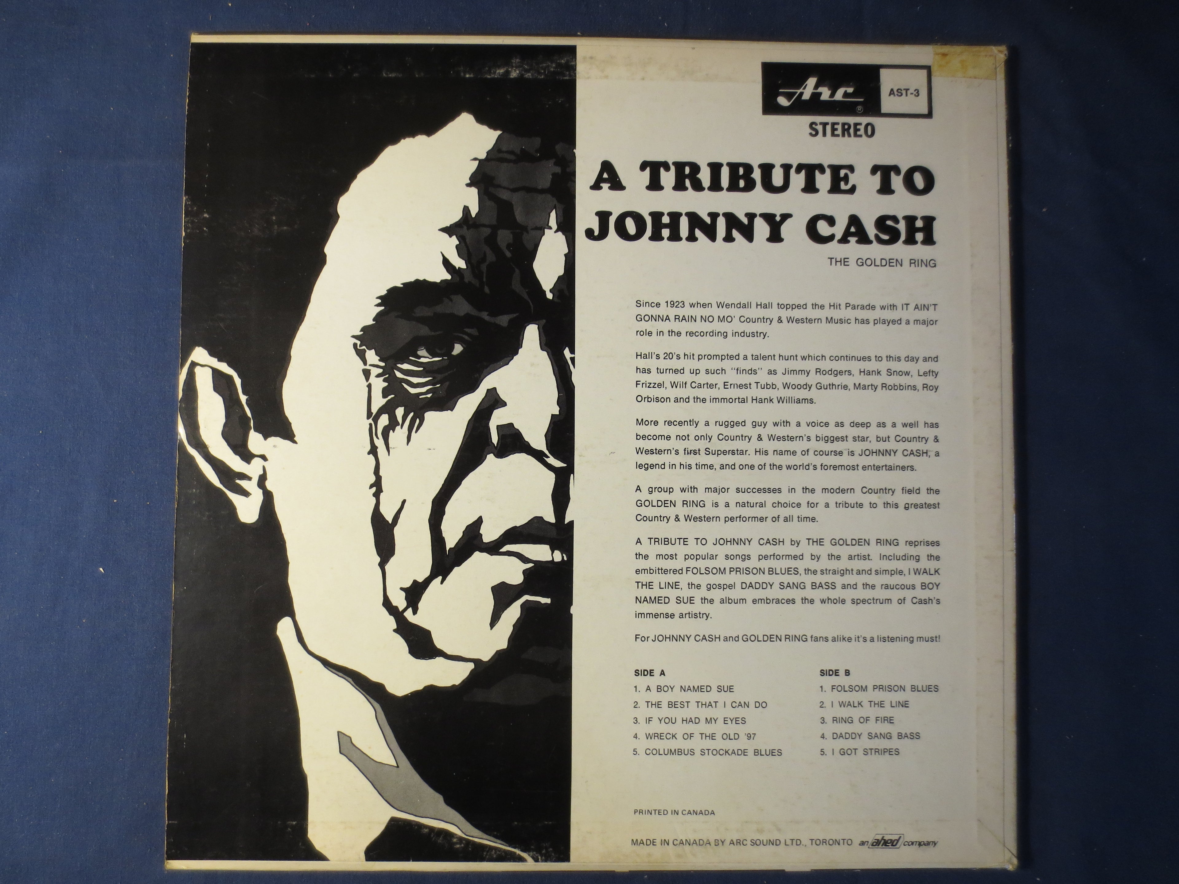 Johnny Cash – The Golden Ring (1960s) Vinyl LP