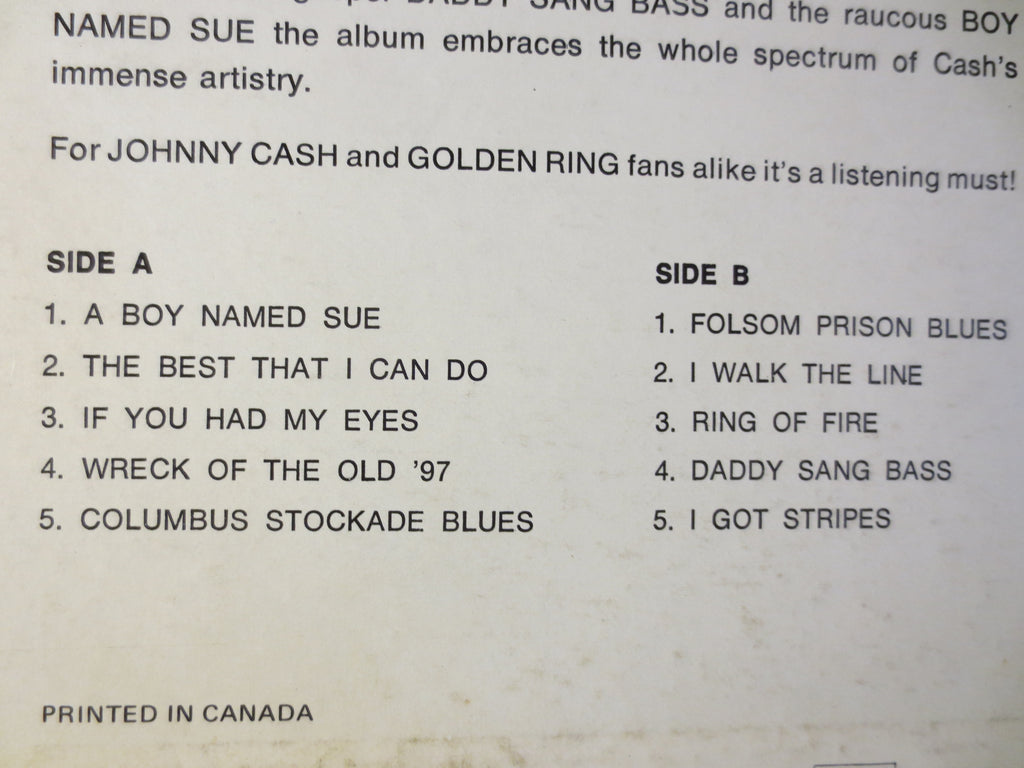 Johnny Cash – The Golden Ring (1960s) Vinyl LP