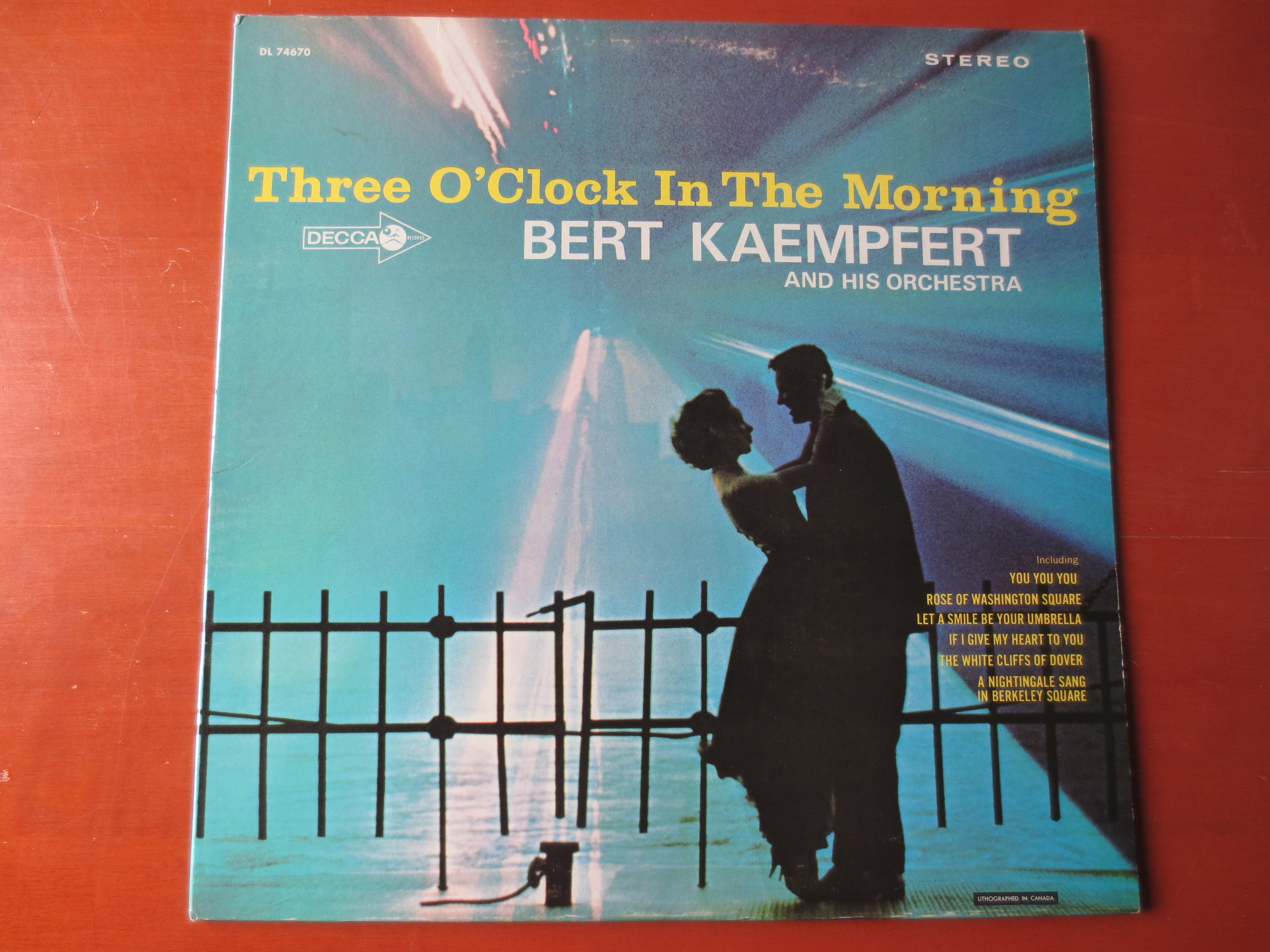Bert Kaempfert – Three O'Clock in the Morning (1965) Vinyl LP