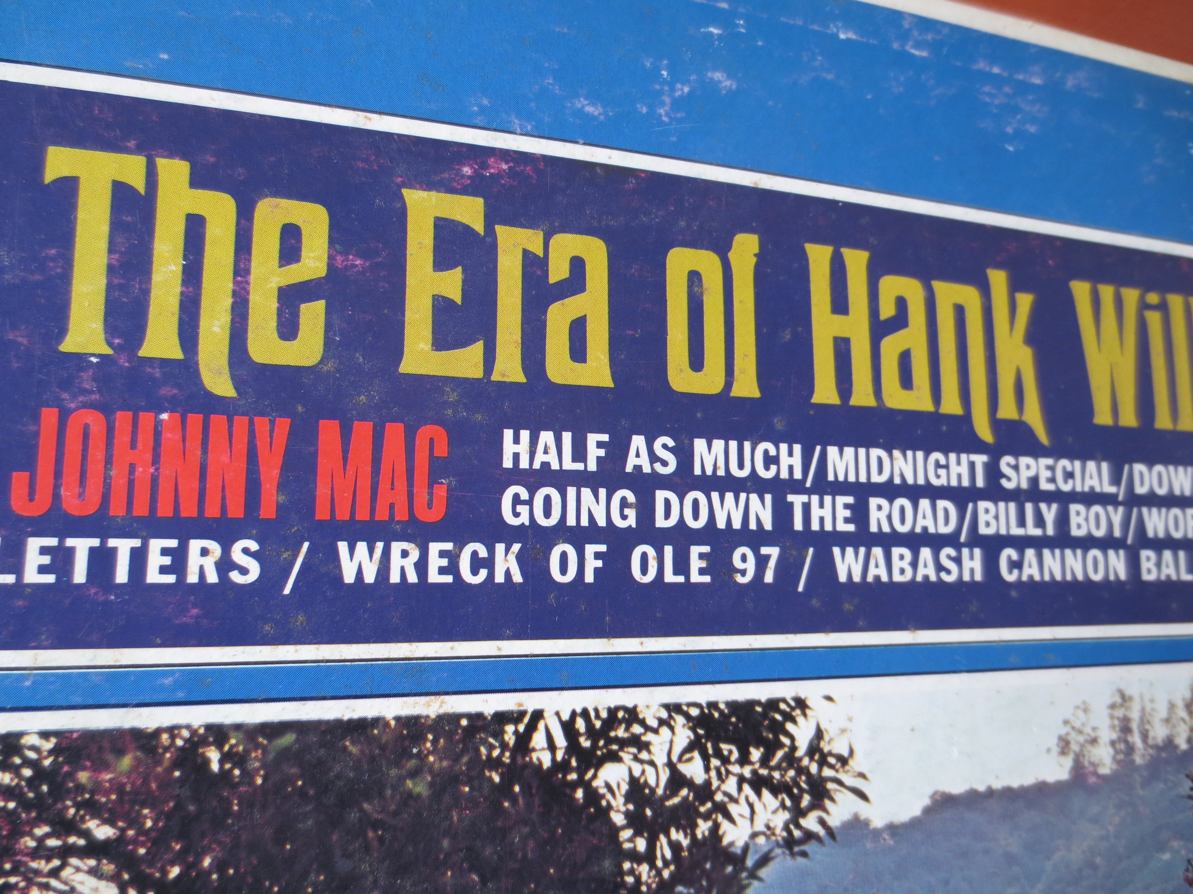 Johnny Mac – The Era of Hank Williams (1966) Vinyl LP