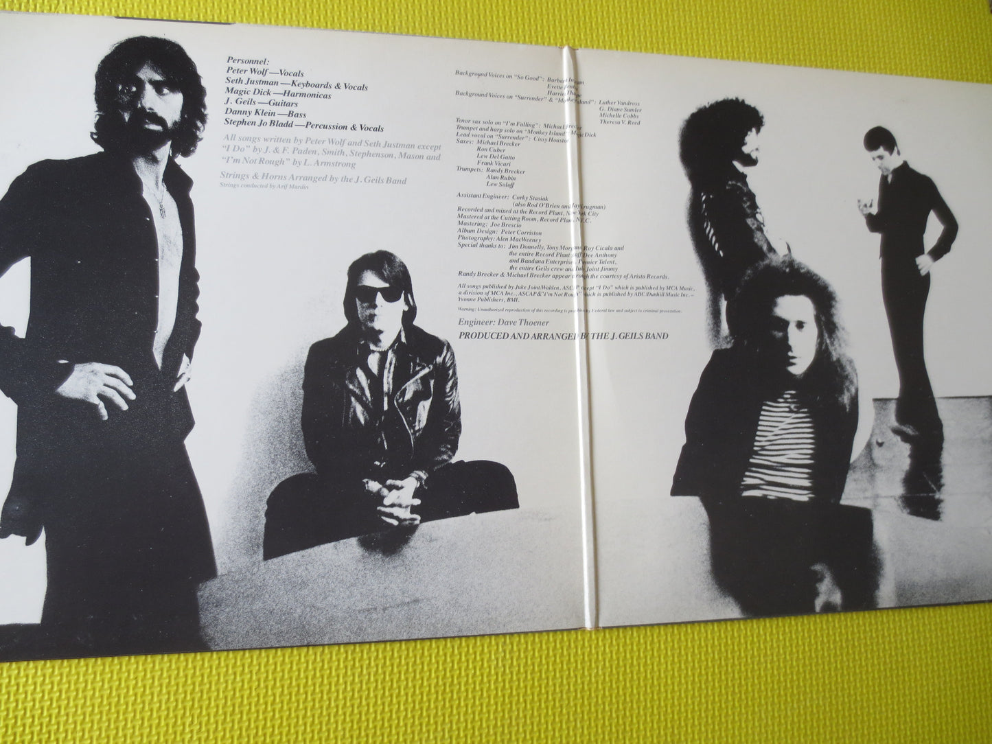 The J. GEILS BAND, MONKEY Island, Rock Record, Rock Vinyl, Vintage Vinyl, Record Vinyl, Record, Vinyl Record, 1977 Records