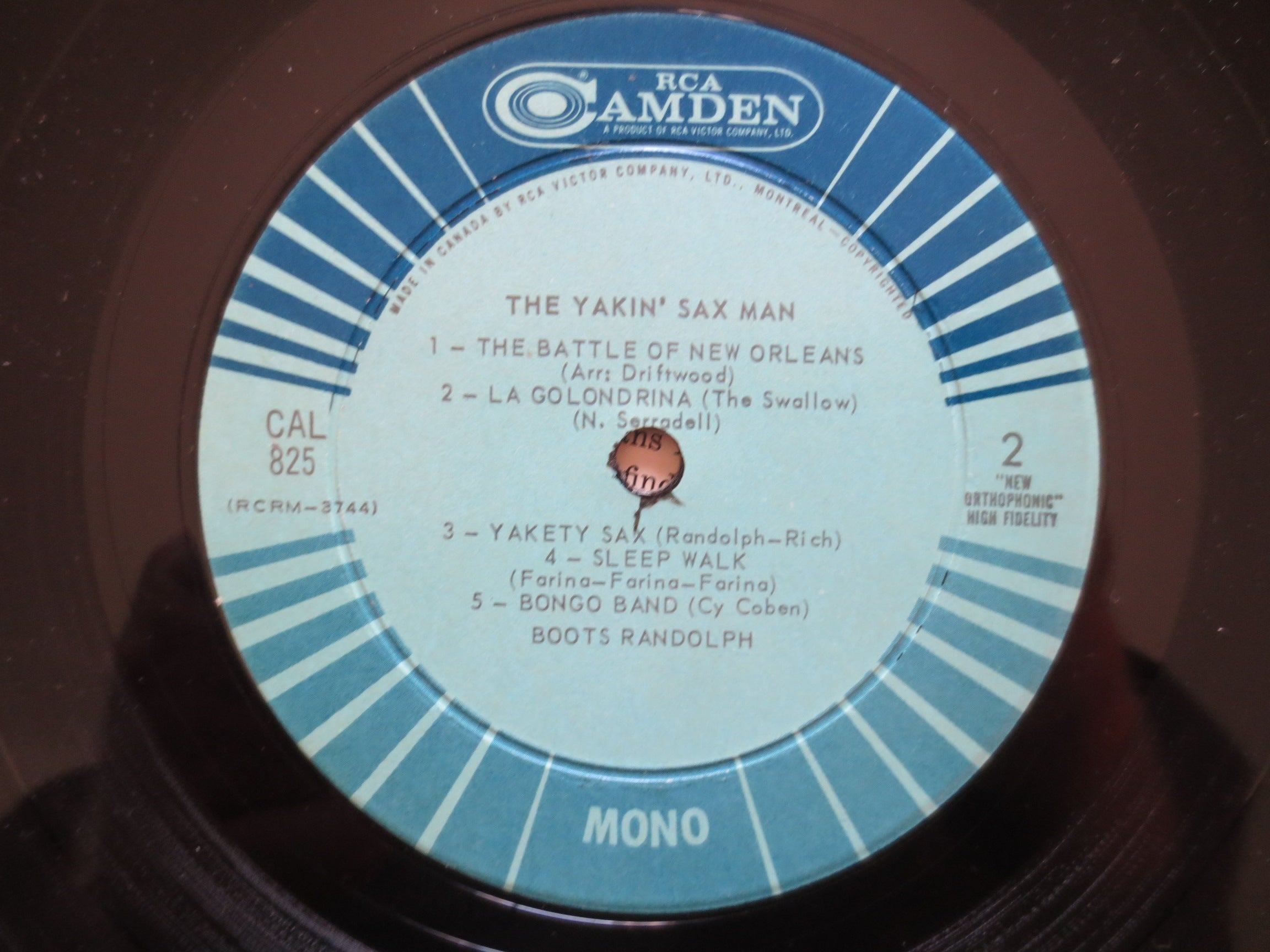 Boots Randolph – Yakety Sax Man (1964) Vinyl LP