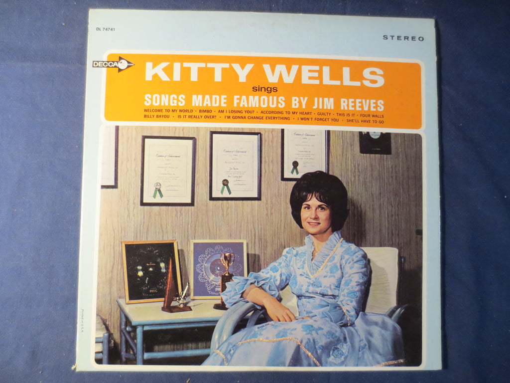 Kitty Wells – Sings Songs Made Famous by Jim Reeves (1966) Vinyl LP
