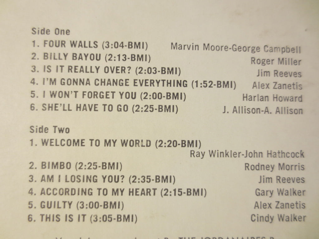Kitty Wells – Sings Songs Made Famous by Jim Reeves (1966) Vinyl LP