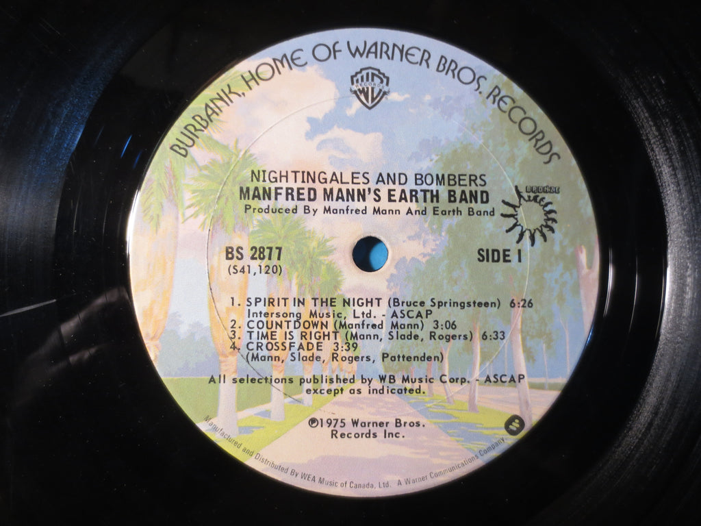 Manfred Mann's Earth Band – Nightingales and Bombers (1975) Vinyl LP