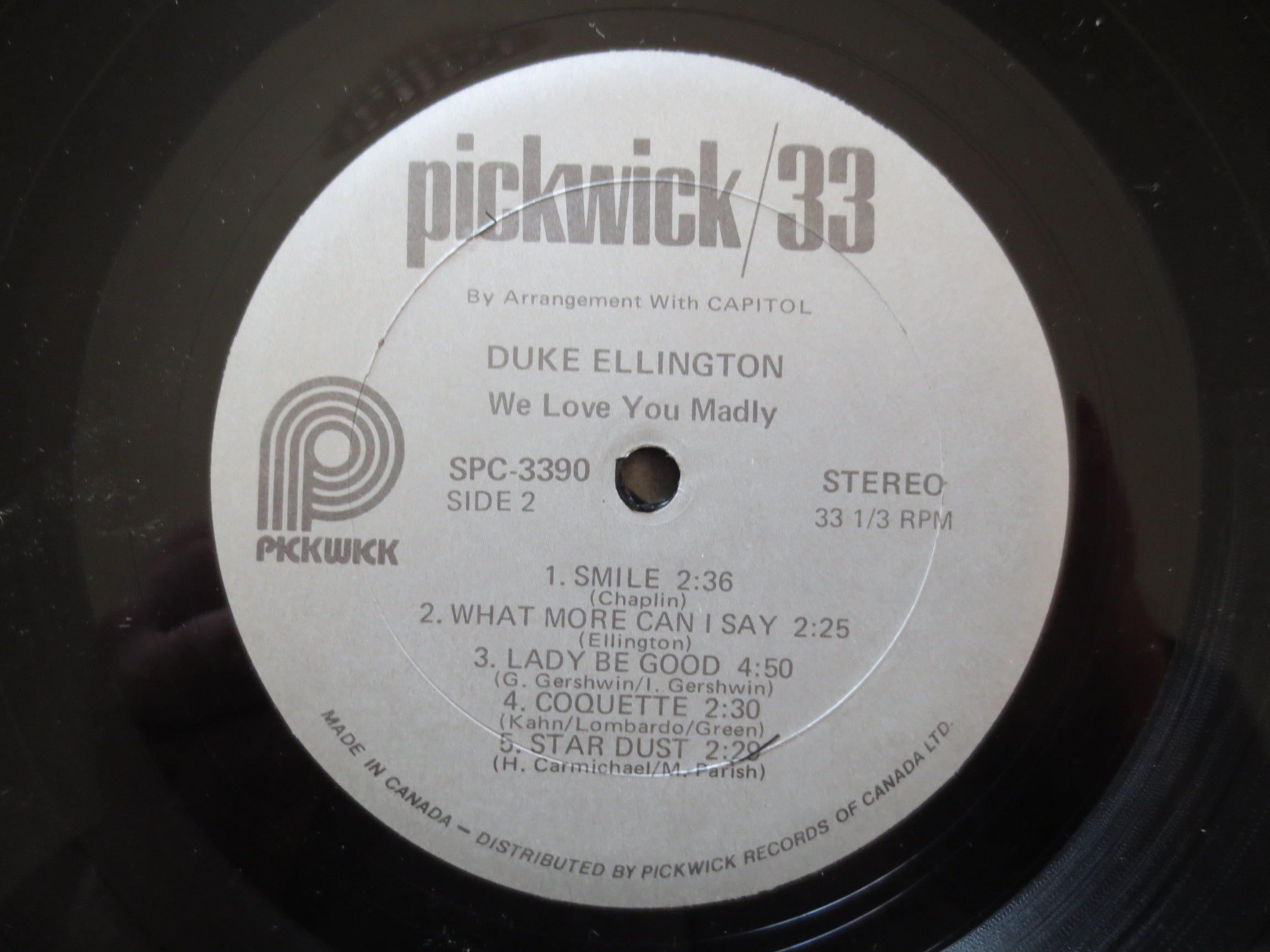 Duke Ellington – We Love You Madly (1974) Vinyl LP